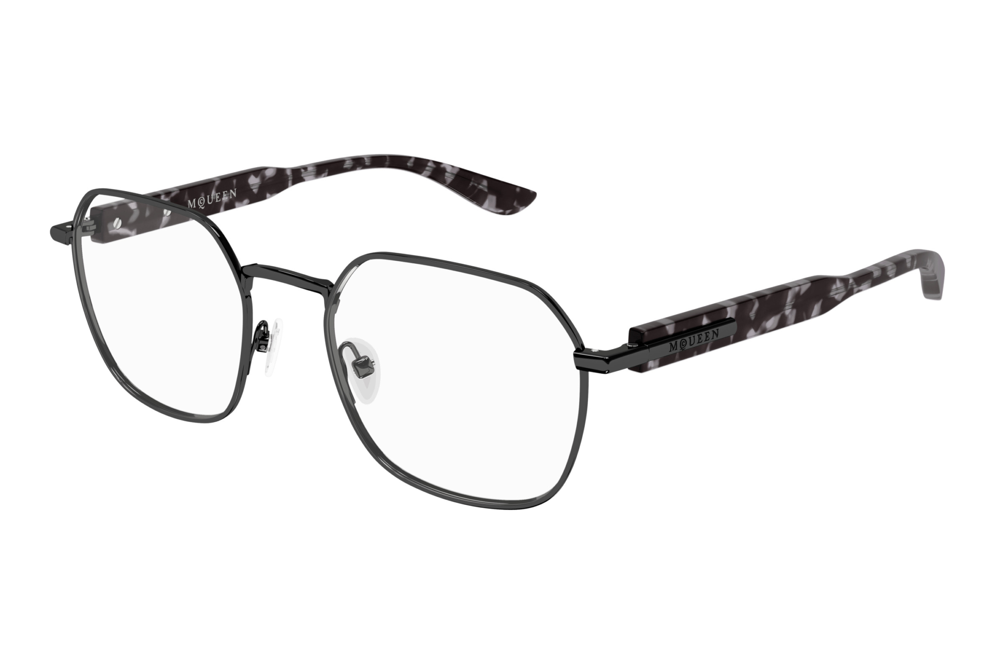 Alexander McQueen AM0499O 002 GUNMETAL Alexander McQueen AM0499O 002 GUNMETAL