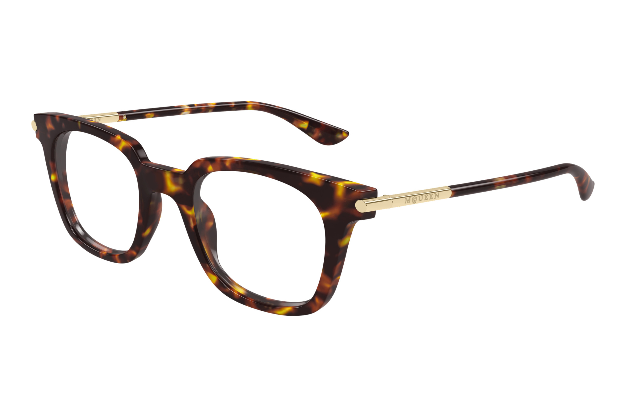 Alexander McQueen AM0521O 003 HAVANA Alexander McQueen AM0521O 003 HAVANA