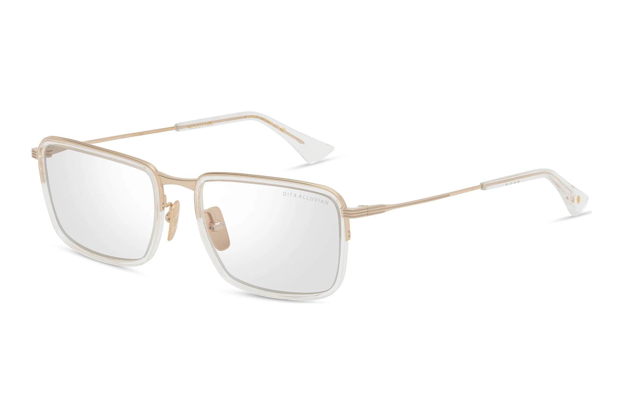 DITA DTX-201 02A CRYSTAL CLEAR - WHITE GOLD DITA DTX-201 02A CRYSTAL CLEAR - WHITE GOLD