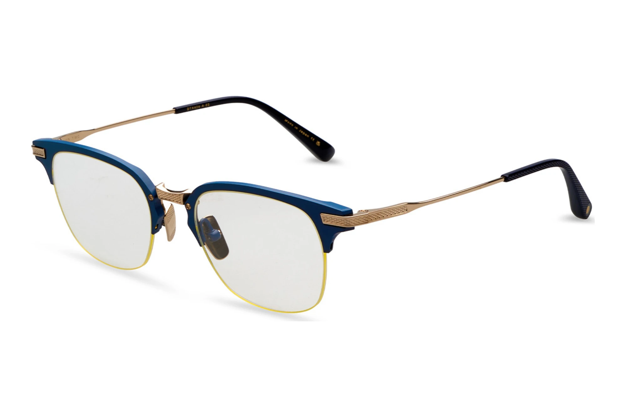 DITA DTX-424 03A MATTE NAVY - WHITE GOLD DITA DTX-424 03A MATTE NAVY - WHITE GOLD