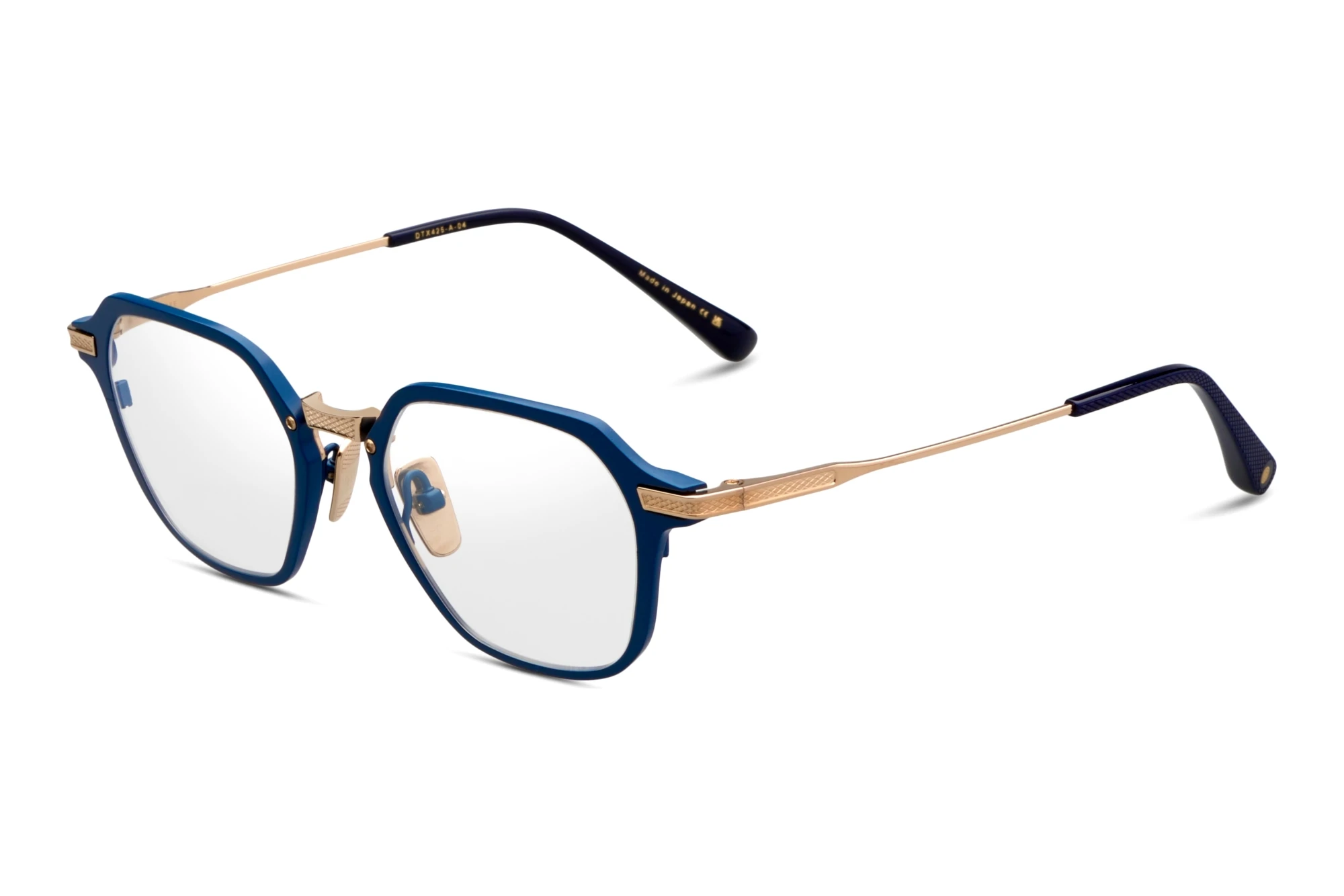 DITA DTX-425 04A MATTE NAVY - WHITE GOLD DITA DTX-425 04A MATTE NAVY - WHITE GOLD