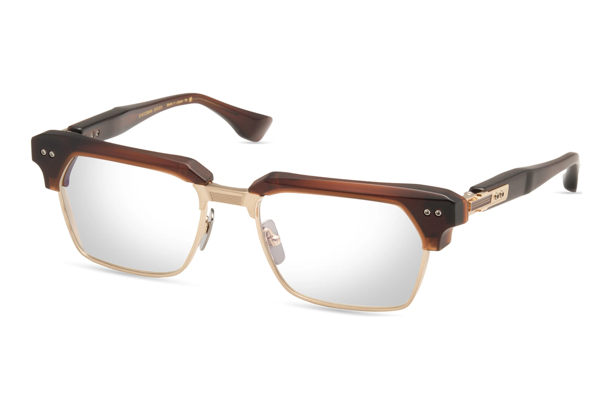 DITA DTX-443 02A MATTE ROOT BEER - ANTIQUE WHITE GOLD DITA DTX-443 02A MATTE ROOT BEER - ANTIQUE WHITE GOLD