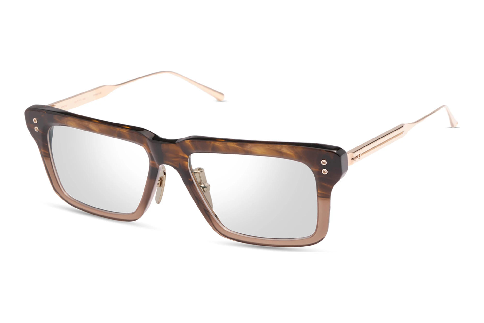 DITA DTX-461 02A-Asian-Fit BURNT TIMBER - WHITE GOLD DITA DTX-461 02A-Asian-Fit BURNT TIMBER - WHITE GOLD
