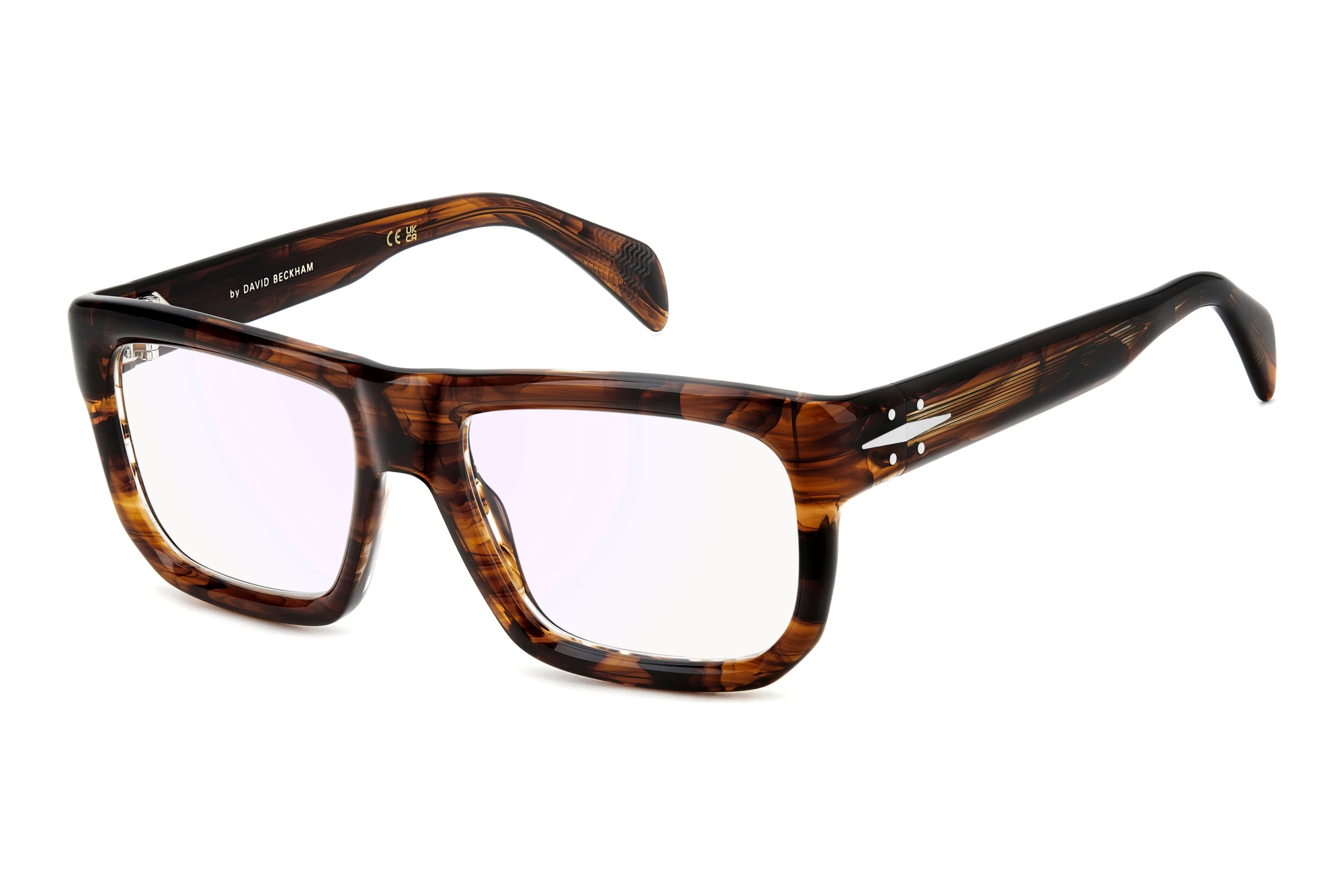 David Beckham DB 7137 EX4 BROWN HORN David Beckham DB 7137 EX4 BROWN HORN
