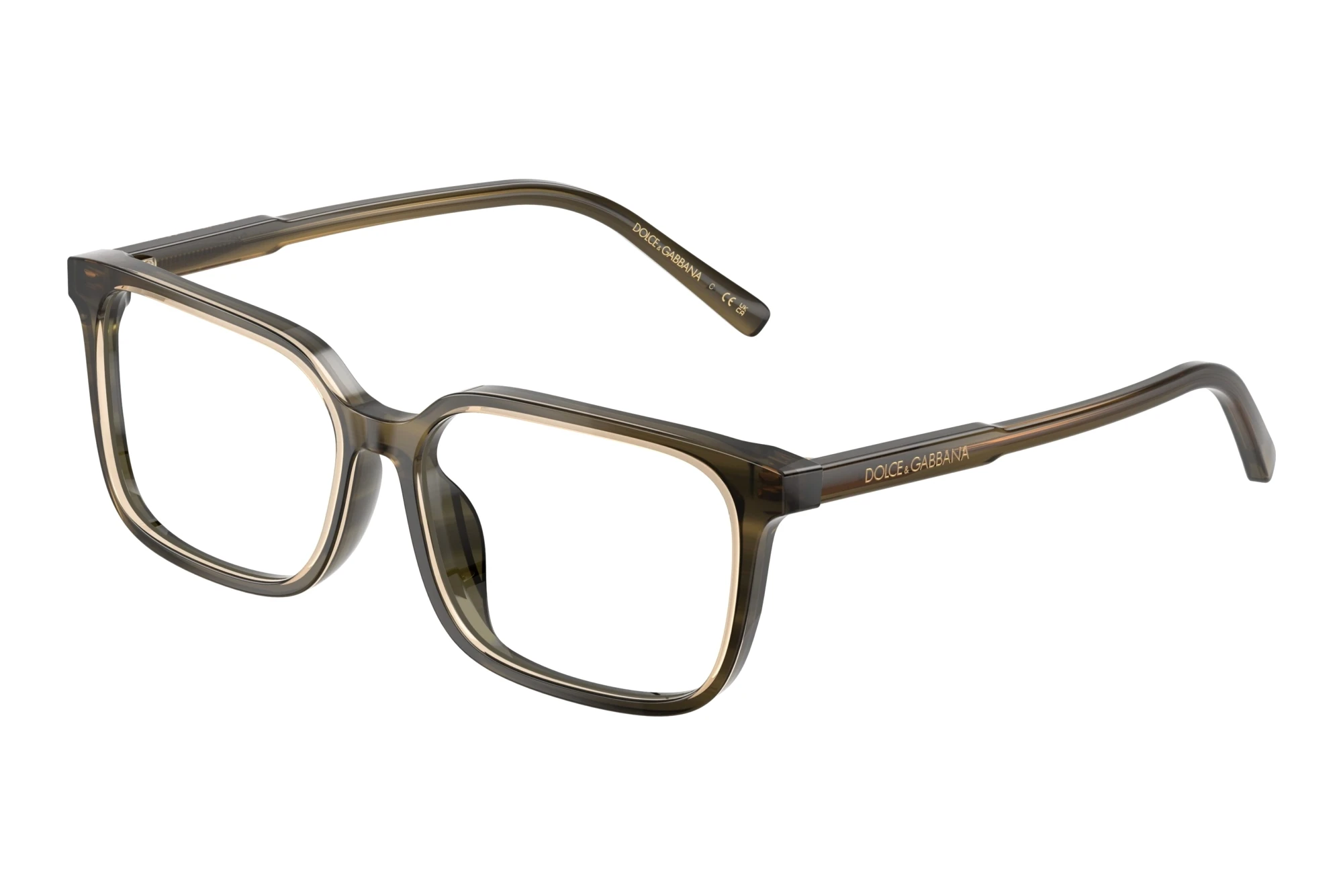 Dolce & Gabbana DX3003 3480 Transparent Green/Striped Green Dolce & Gabbana DX3003 3480 Transparent Green/Striped Green
