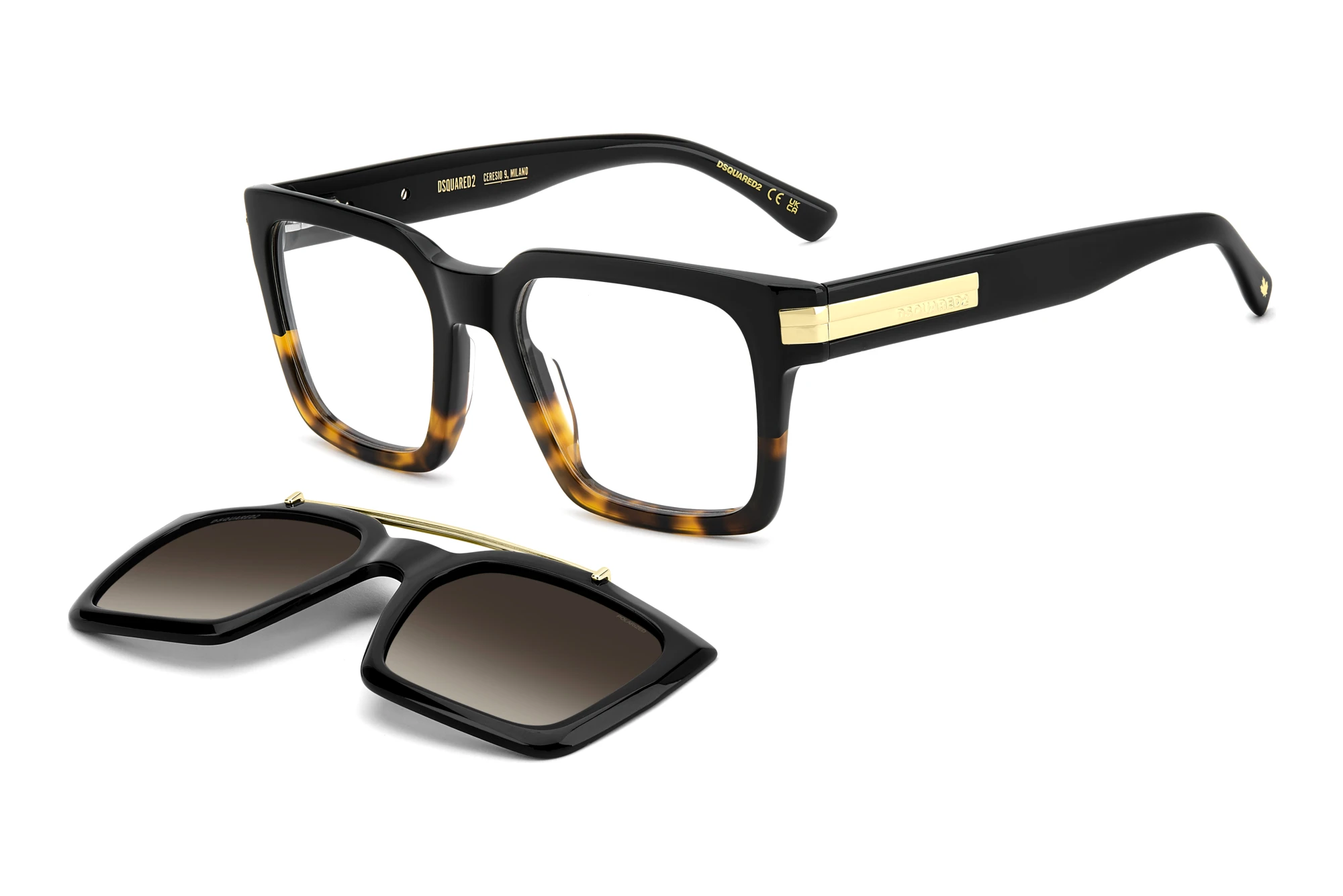 Dsquared2 D2 0220/C WR7 BLACK HAVANA Dsquared2 D2 0220/C WR7 BLACK HAVANA