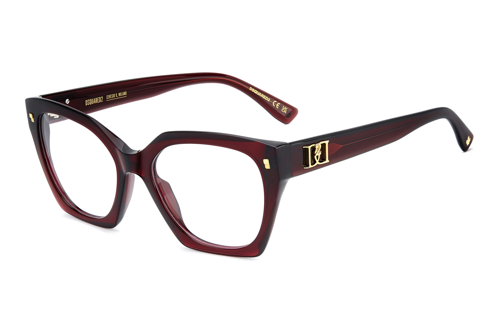 Dsquared2 D2 0228 LHF BURGUNDY Dsquared2 D2 0228 LHF BURGUNDY