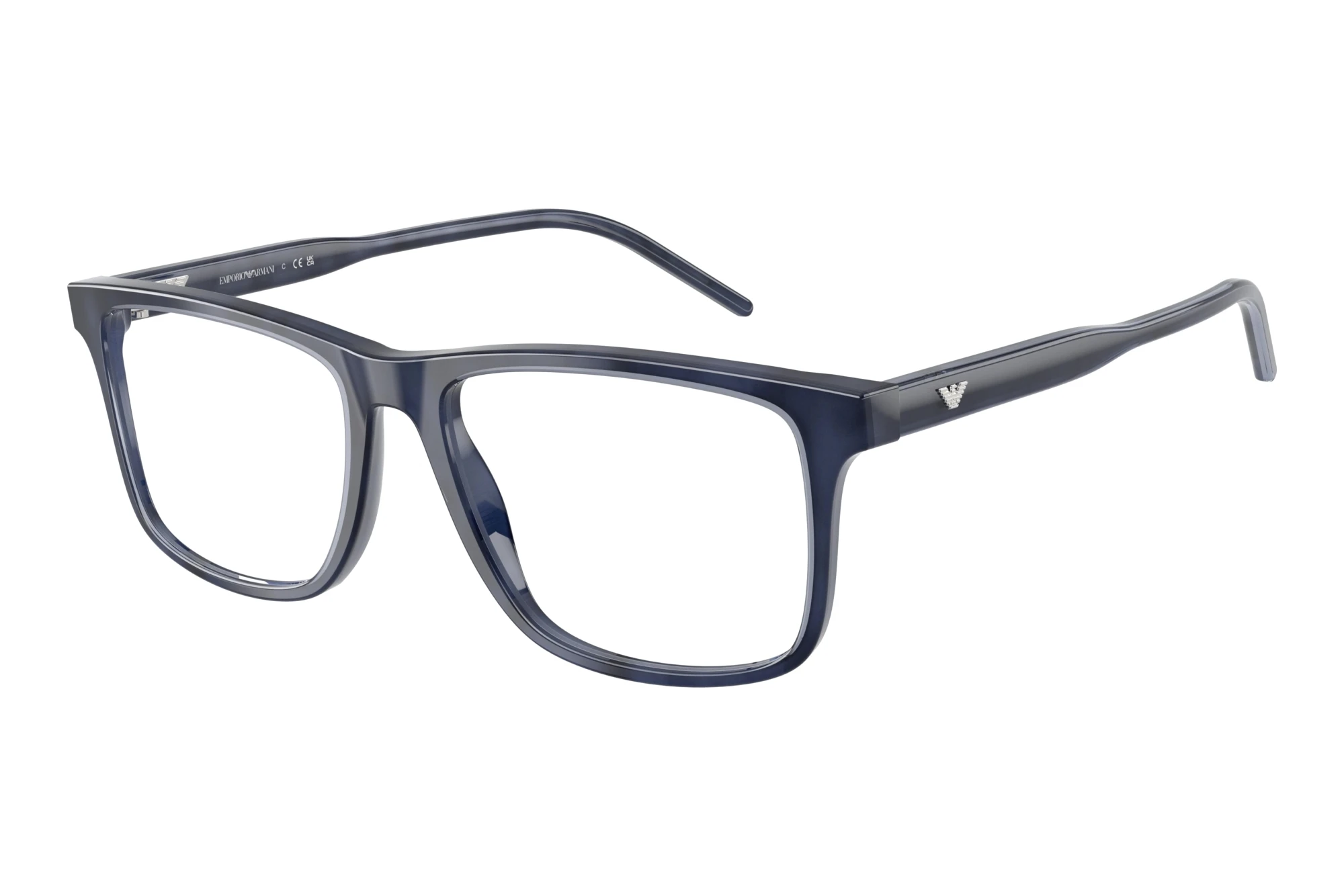 Emporio Armani EA3257 6054 Striped Transparent Blue Emporio Armani EA3257 6054 Striped Transparent Blue