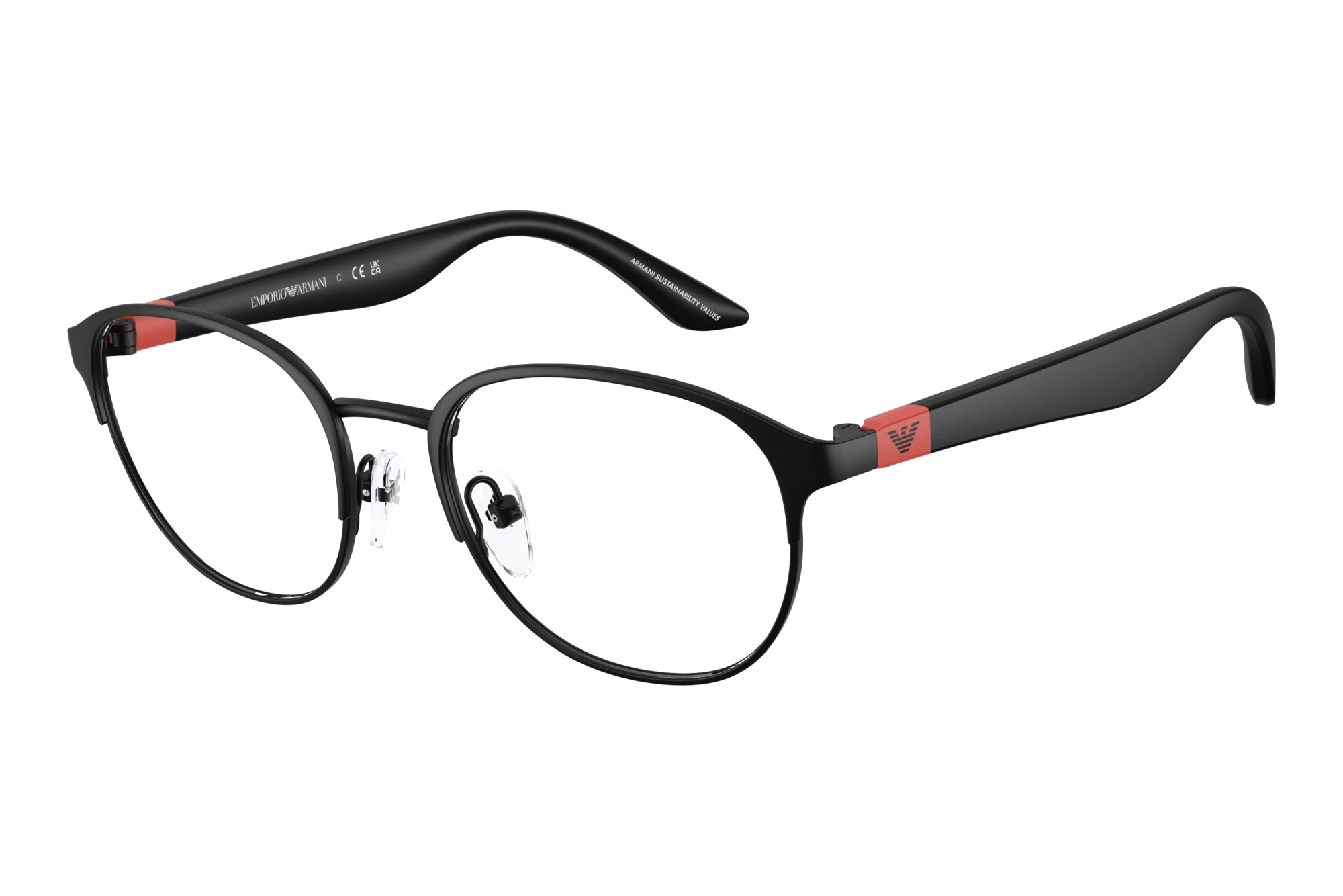 Emporio Armani EK1002 3001 Matte Black Emporio Armani EK1002 3001 Matte Black