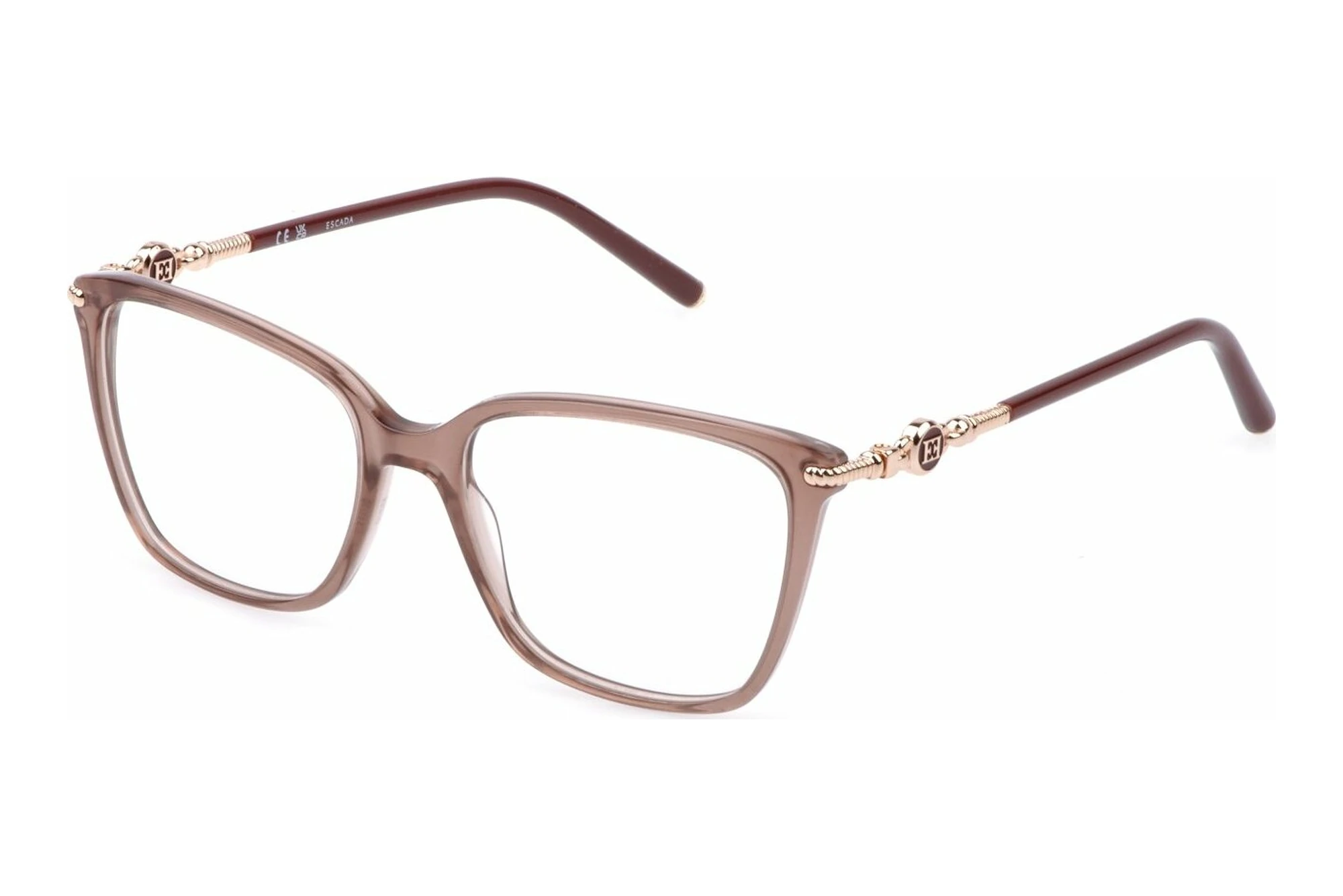 Escada VESF33 0GG7 STRIPED BROWN TOP+HAZEL Escada VESF33 0GG7 STRIPED BROWN TOP+HAZEL