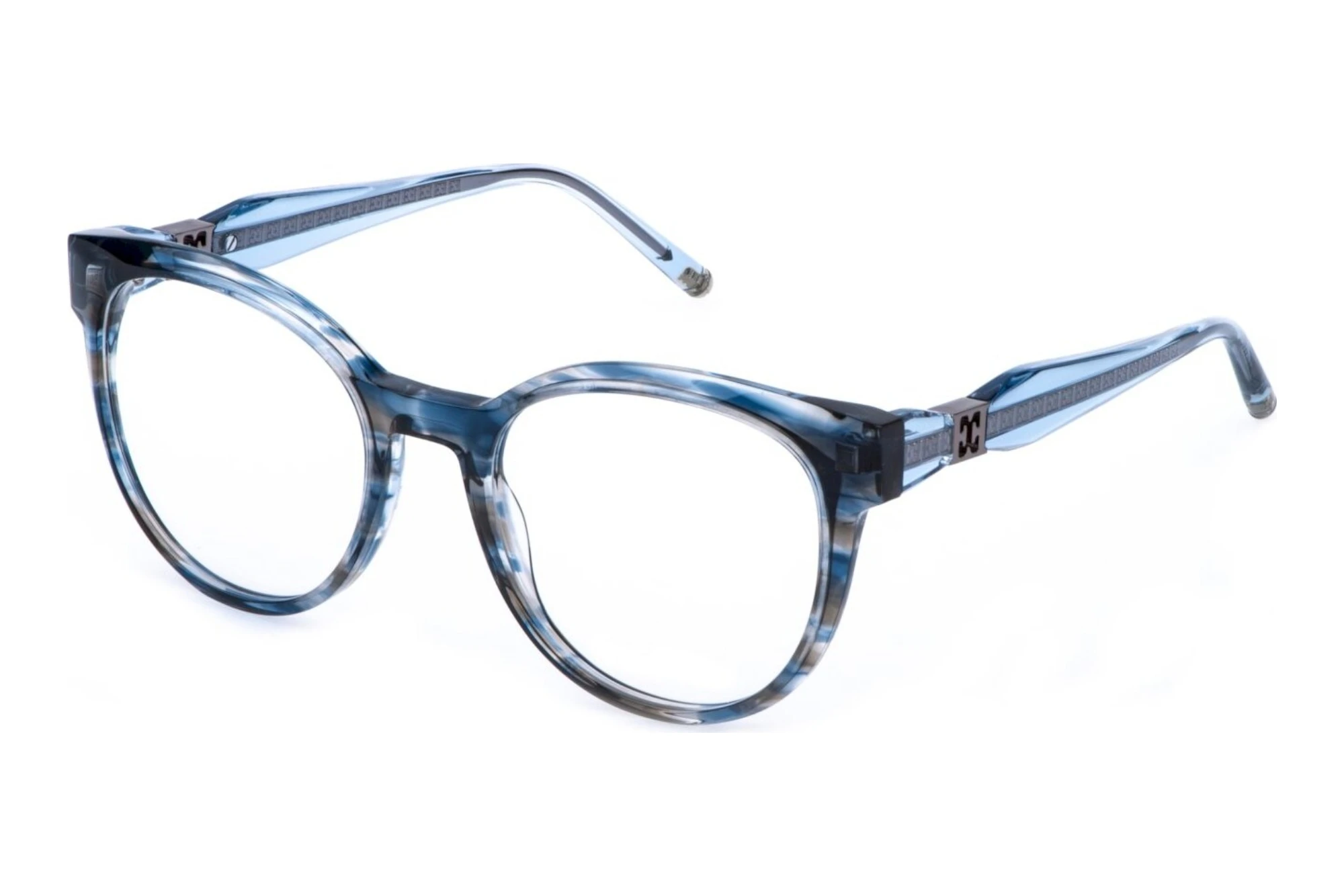 Escada VESF88 0811 SHINY BLUE PATTERN BROWN Escada VESF88 0811 SHINY BLUE PATTERN BROWN