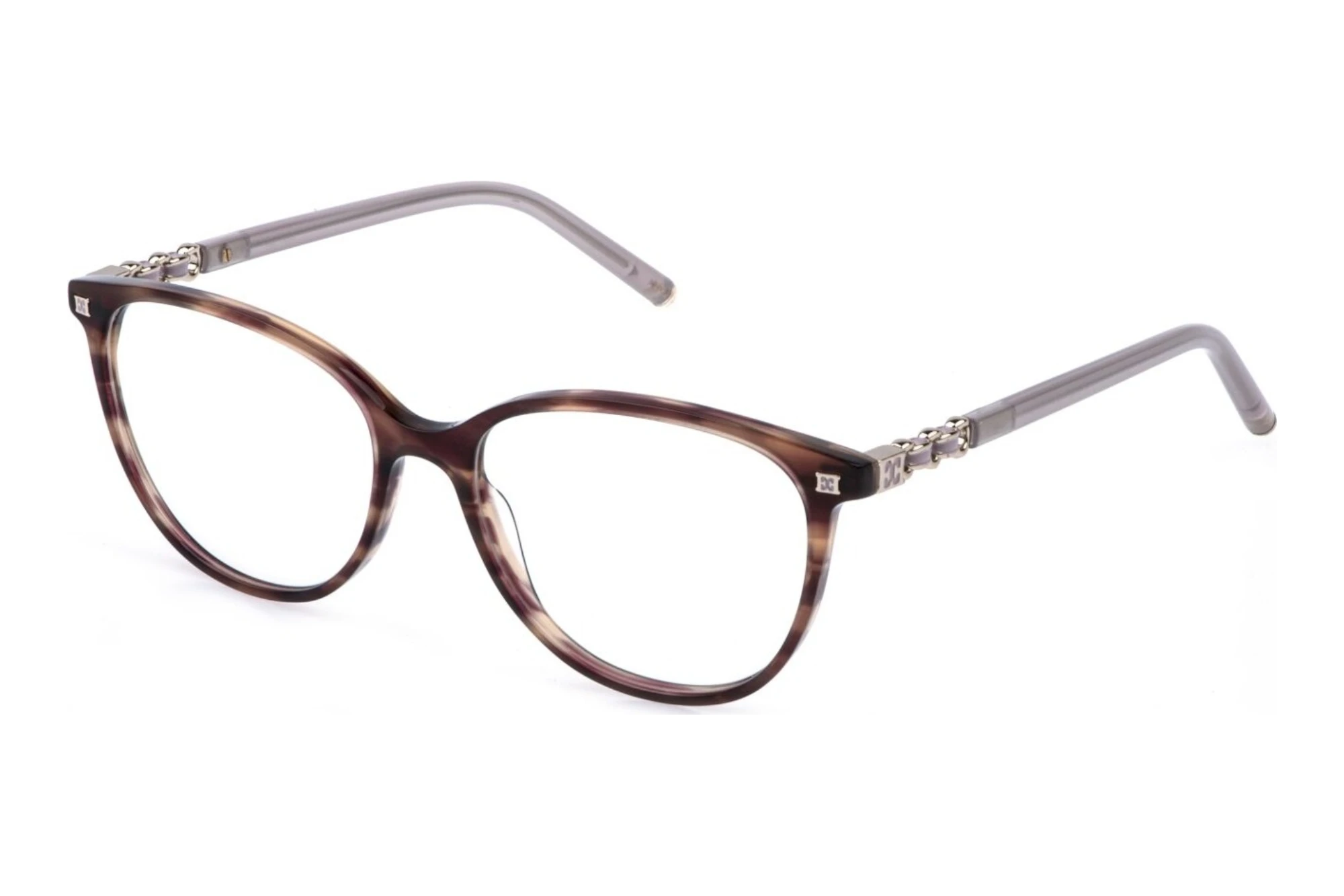 Escada VESF90 0836 SHINY STRIPED BROWN Escada VESF90 0836 SHINY STRIPED BROWN