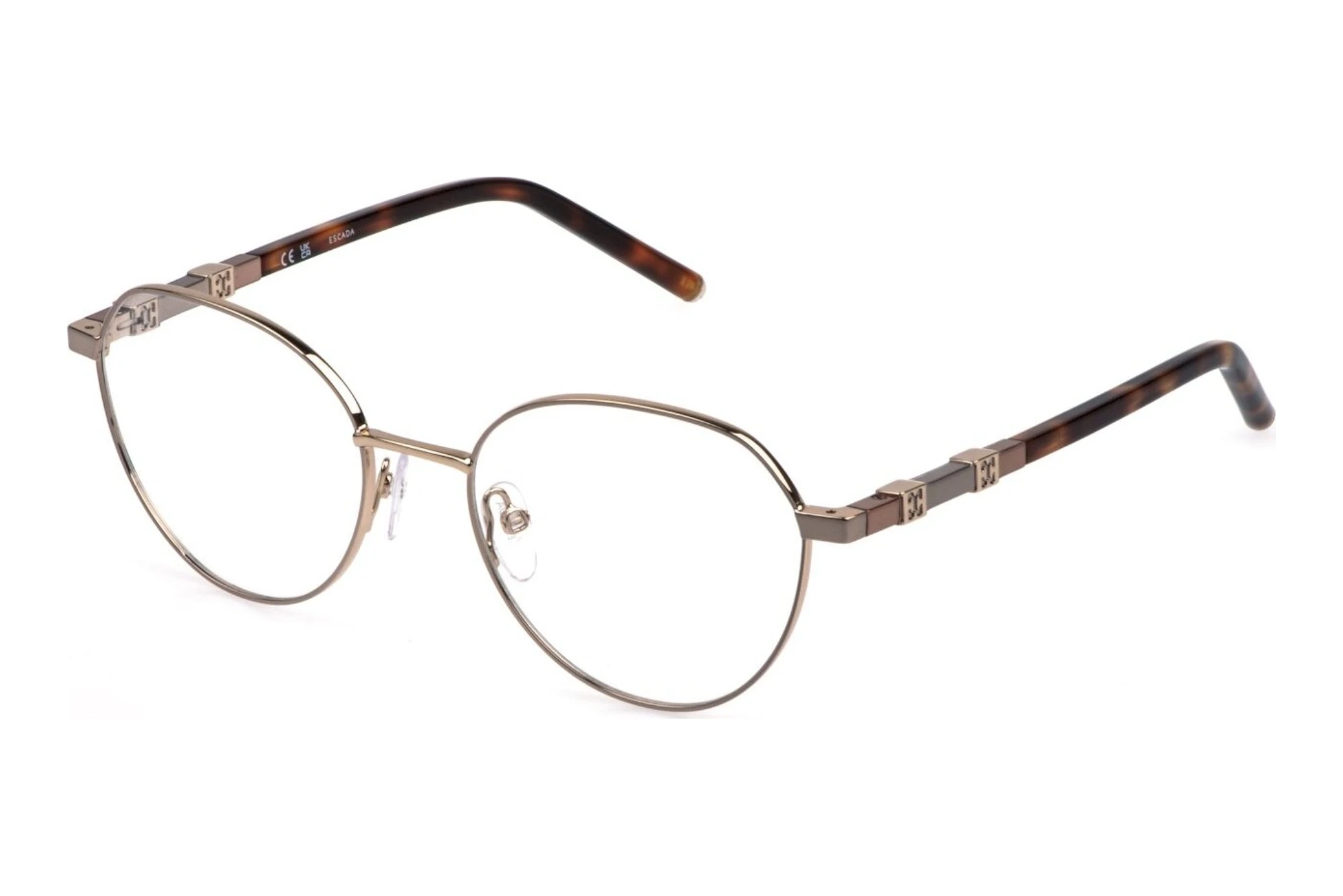 Escada VESG29 0E61 SHINY ROSE GOLD W/BROWN PARTS Escada VESG29 0E61 SHINY ROSE GOLD W/BROWN PARTS