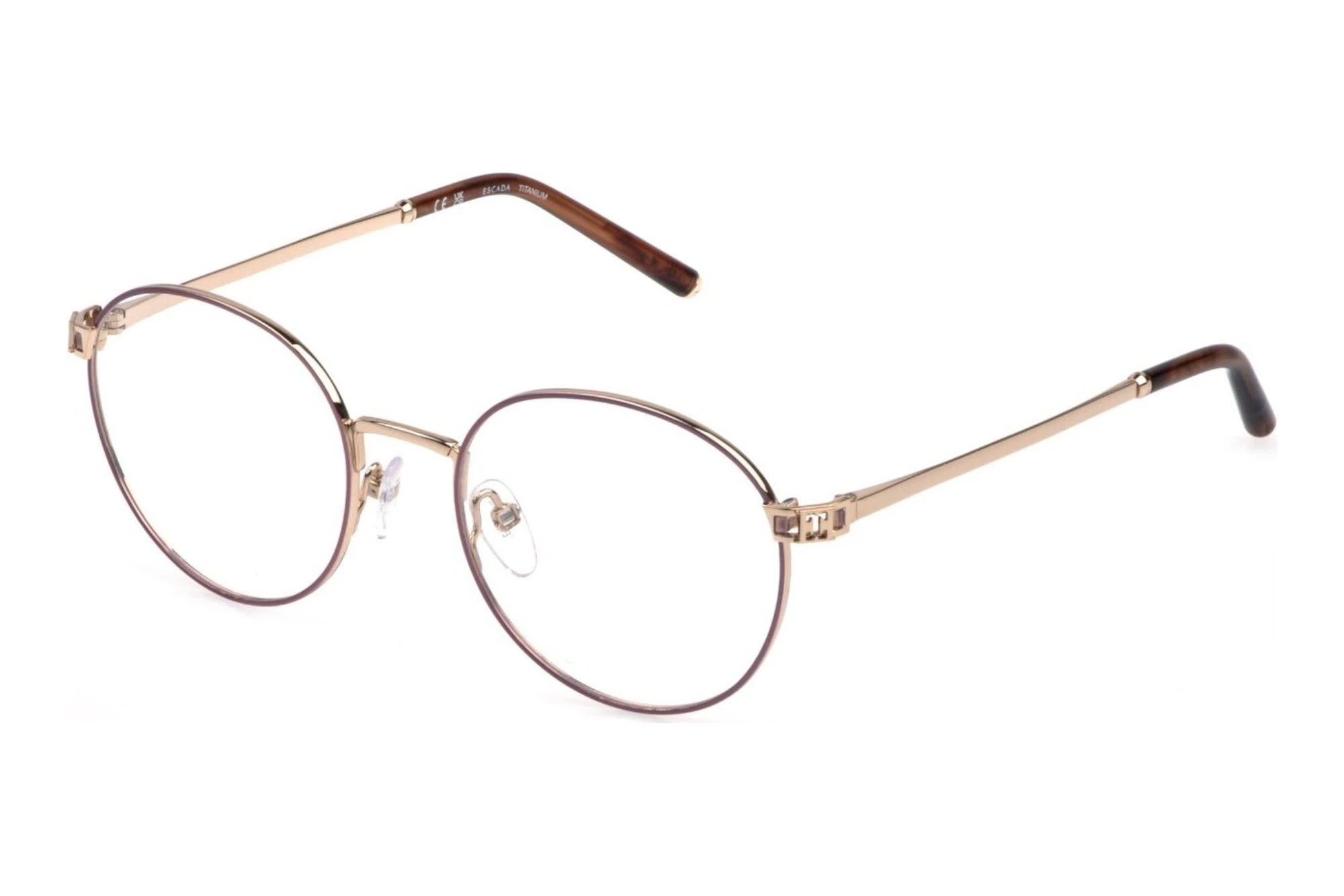 Escada VESG33 0323 SHINY ROSE GOLD WITH PINK PARTS Escada VESG33 0323 SHINY ROSE GOLD WITH PINK PARTS