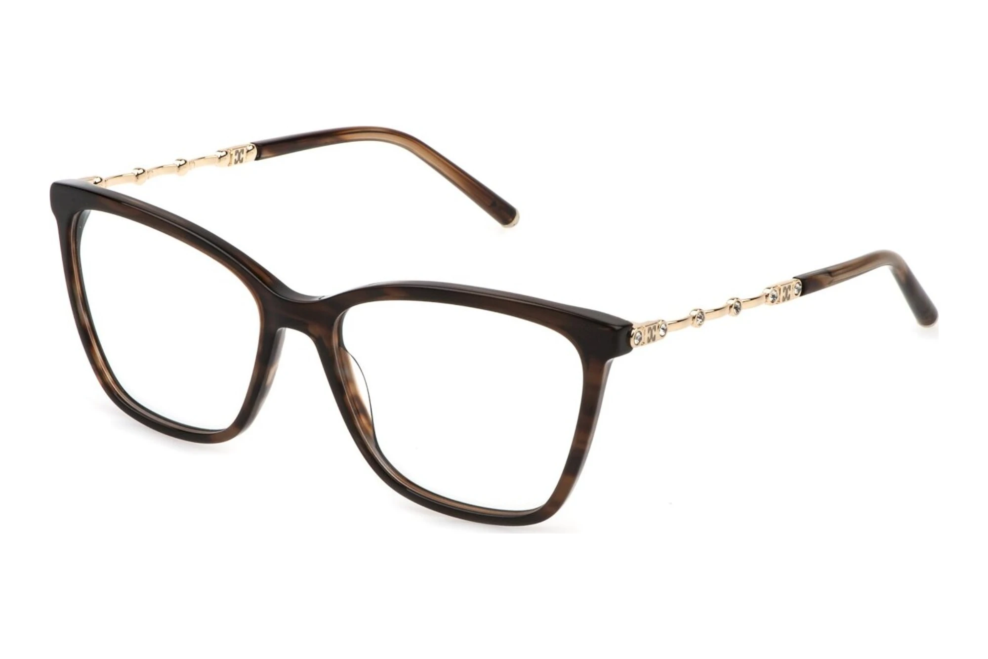 Escada VESG57S 07HL SHINY BROWN STRIPED HAVANA Escada VESG57S 07HL SHINY BROWN STRIPED HAVANA