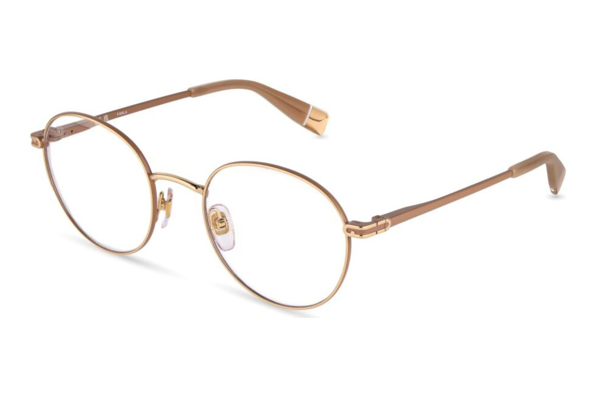 Furla VFUA99 0367 SHINY ROSE GOLD WITH BROWN PARTS Furla VFUA99 0367 SHINY ROSE GOLD WITH BROWN PARTS