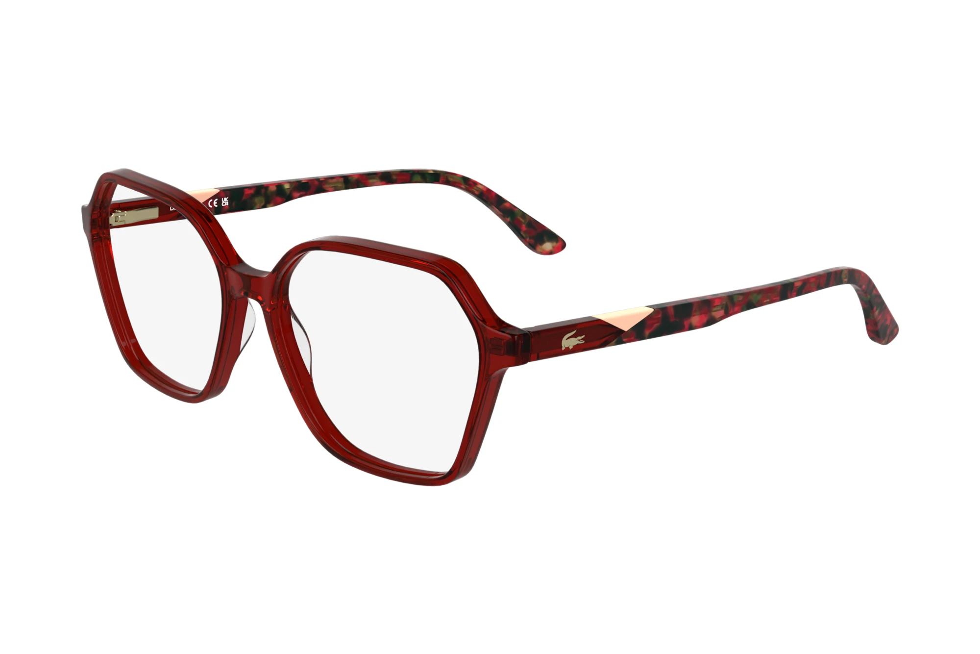 Lacoste L2988 N 615 TRASNPARENT RED Lacoste L2988 N 615 TRASNPARENT RED
