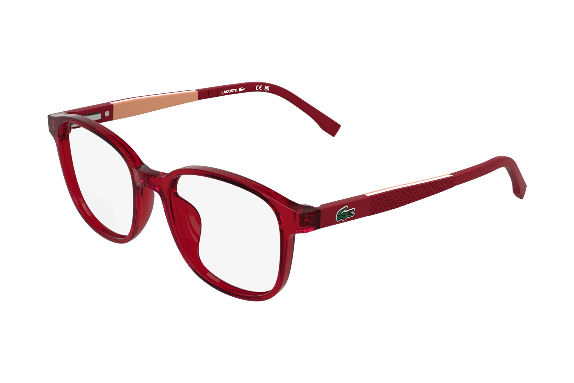 Lacoste L3667 615 TRANSPARENT RED Lacoste L3667 615 TRANSPARENT RED