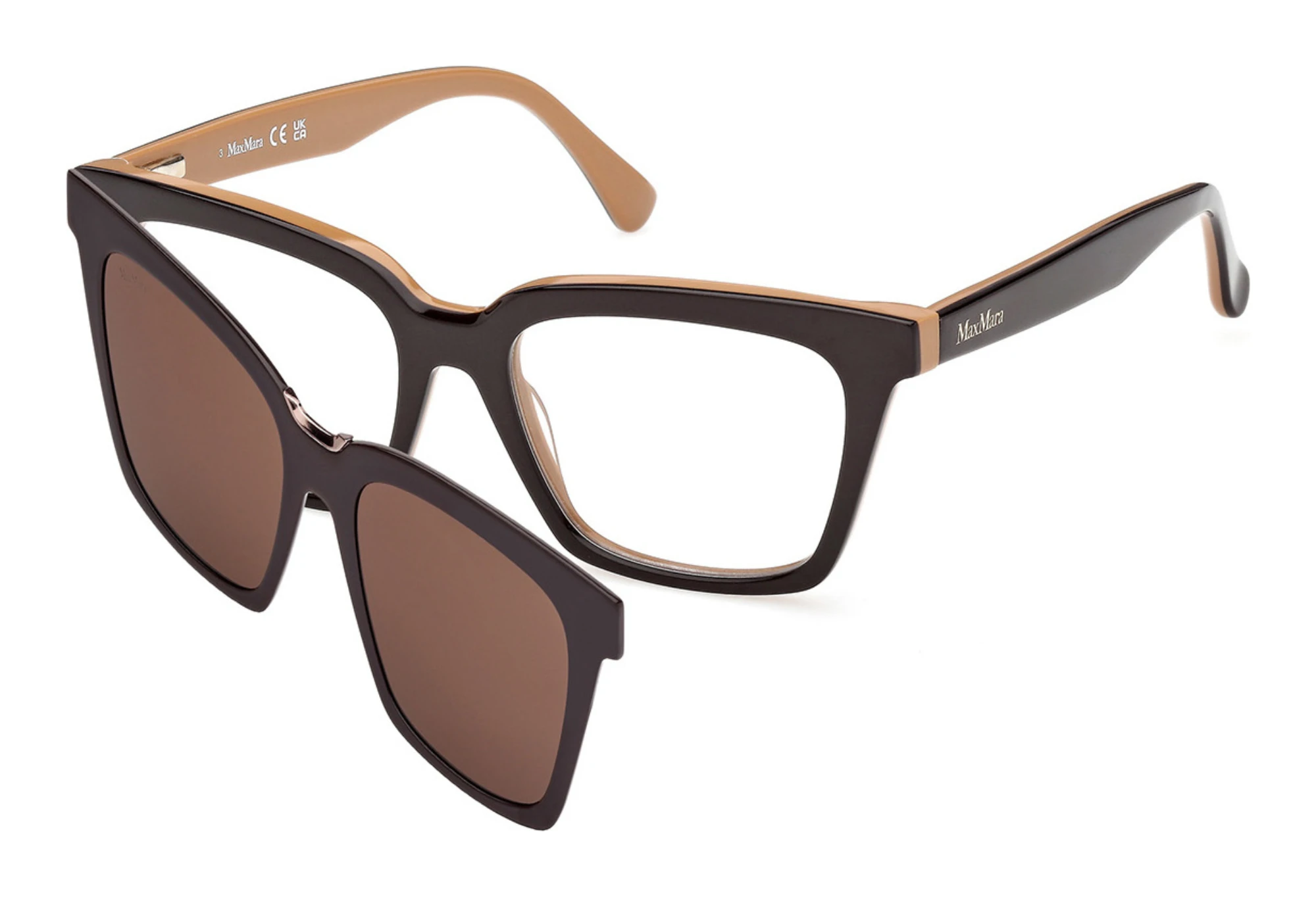 Max Mara MM5213 050 Hellbraun /Einfarbig Max Mara MM5213 050 Hellbraun /Einfarbig