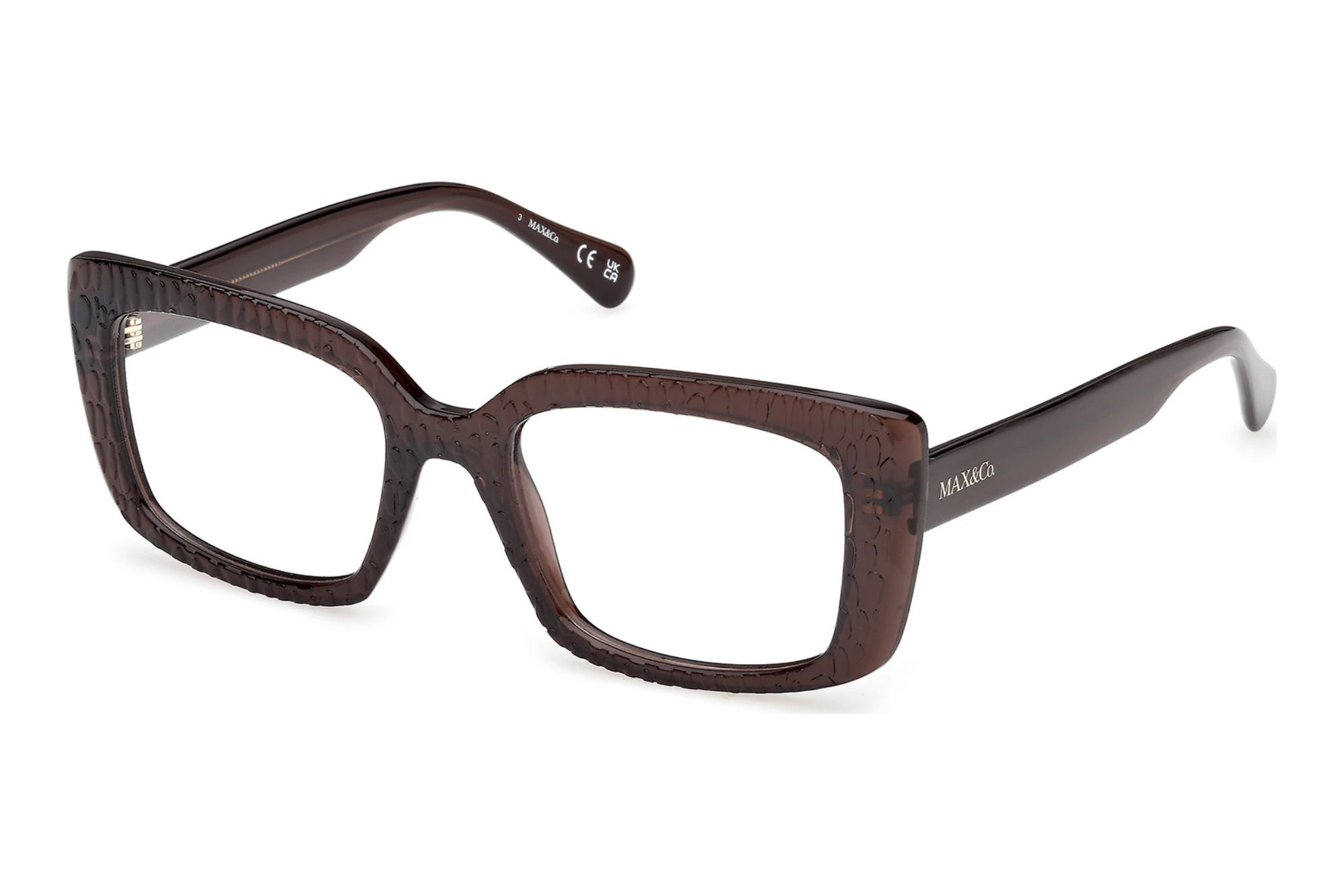 Max & Co. MO5206 048 Glänzend Dunkelbraun Max & Co. MO5206 048 Glänzend Dunkelbraun