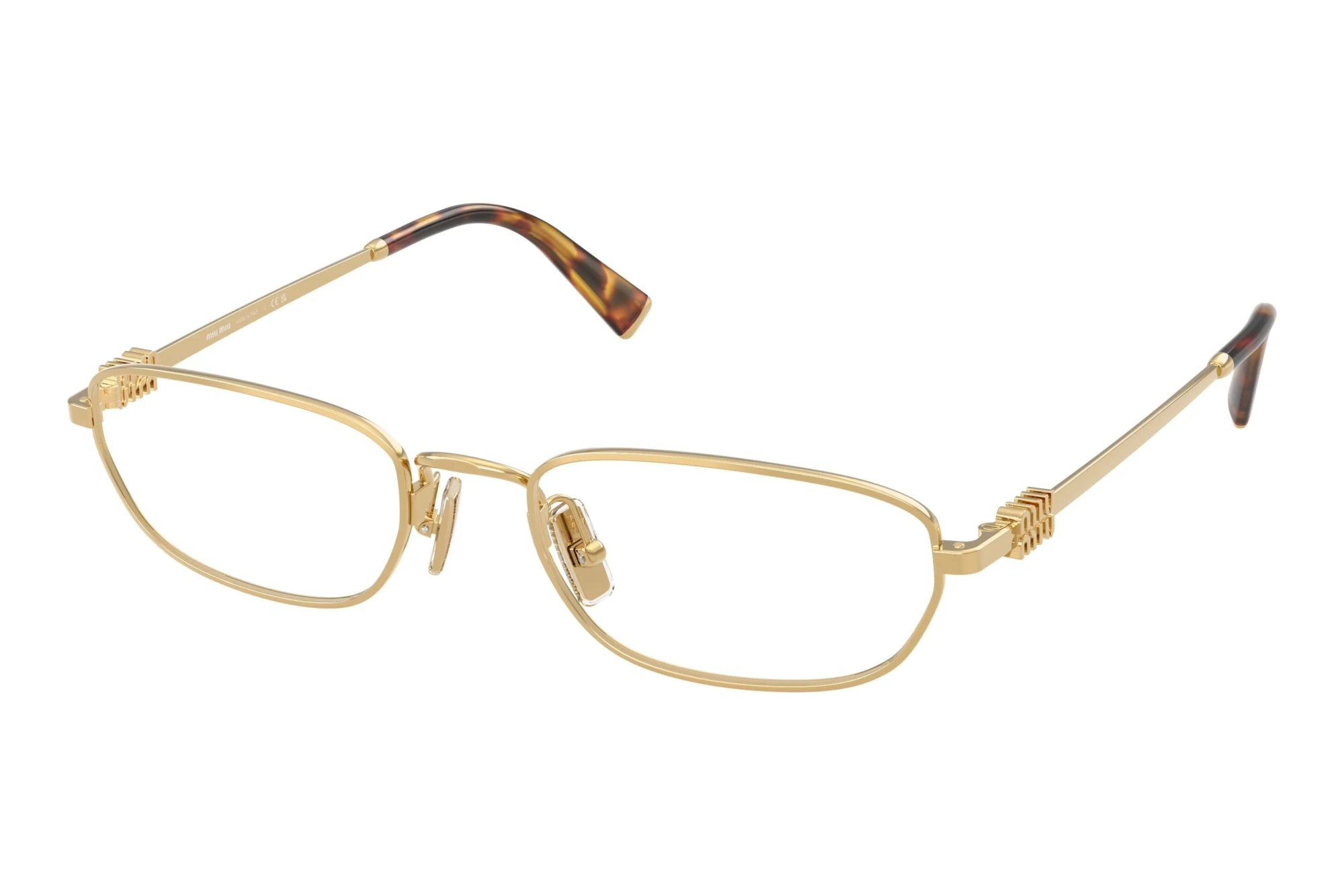 Miu Miu MU 52ZV 5AK1O1 Gold Miu Miu MU 52ZV 5AK1O1 Gold