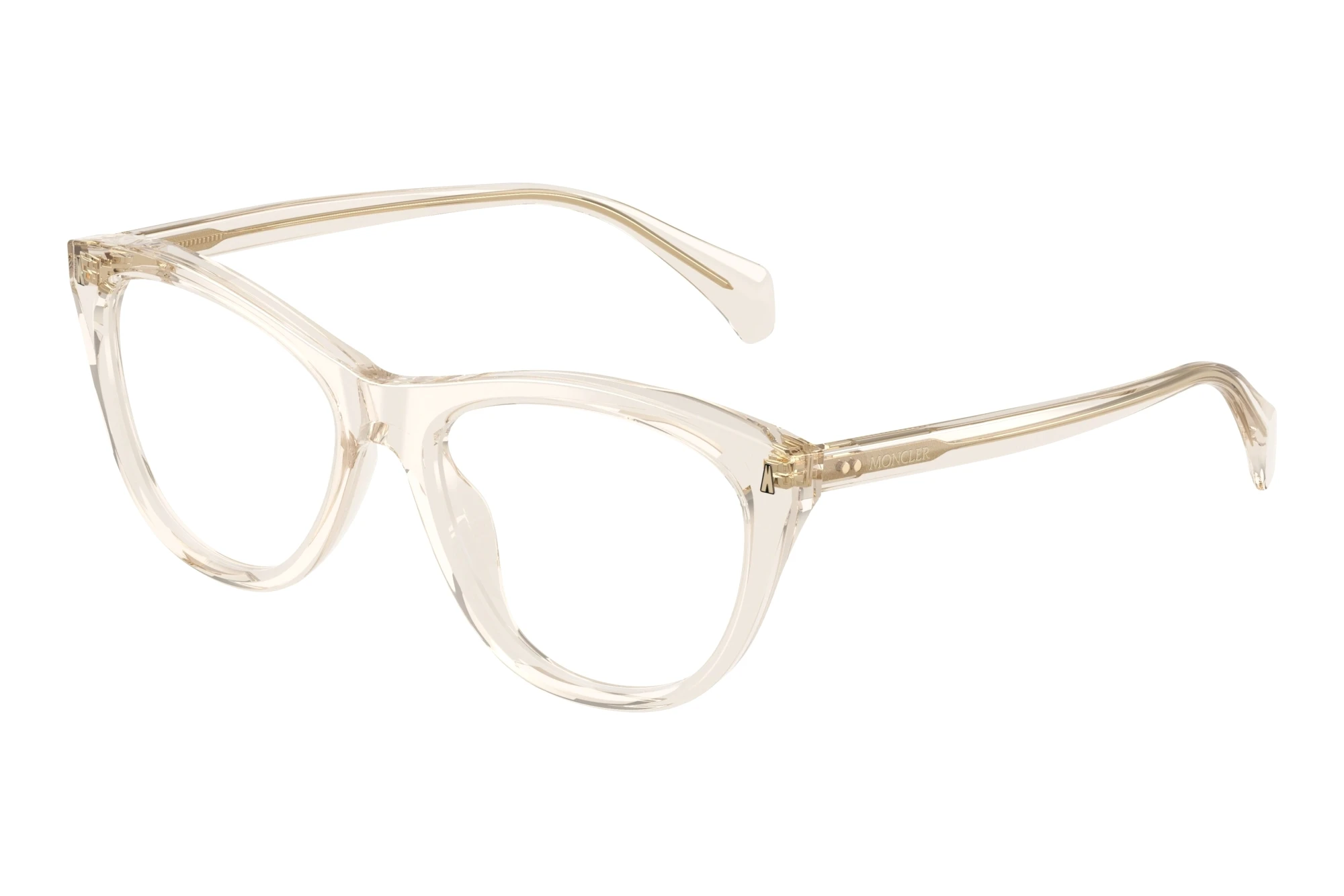 Moncler ME2034U 3003 Shiny Transparent Off White Moncler ME2034U 3003 Shiny Transparent Off White