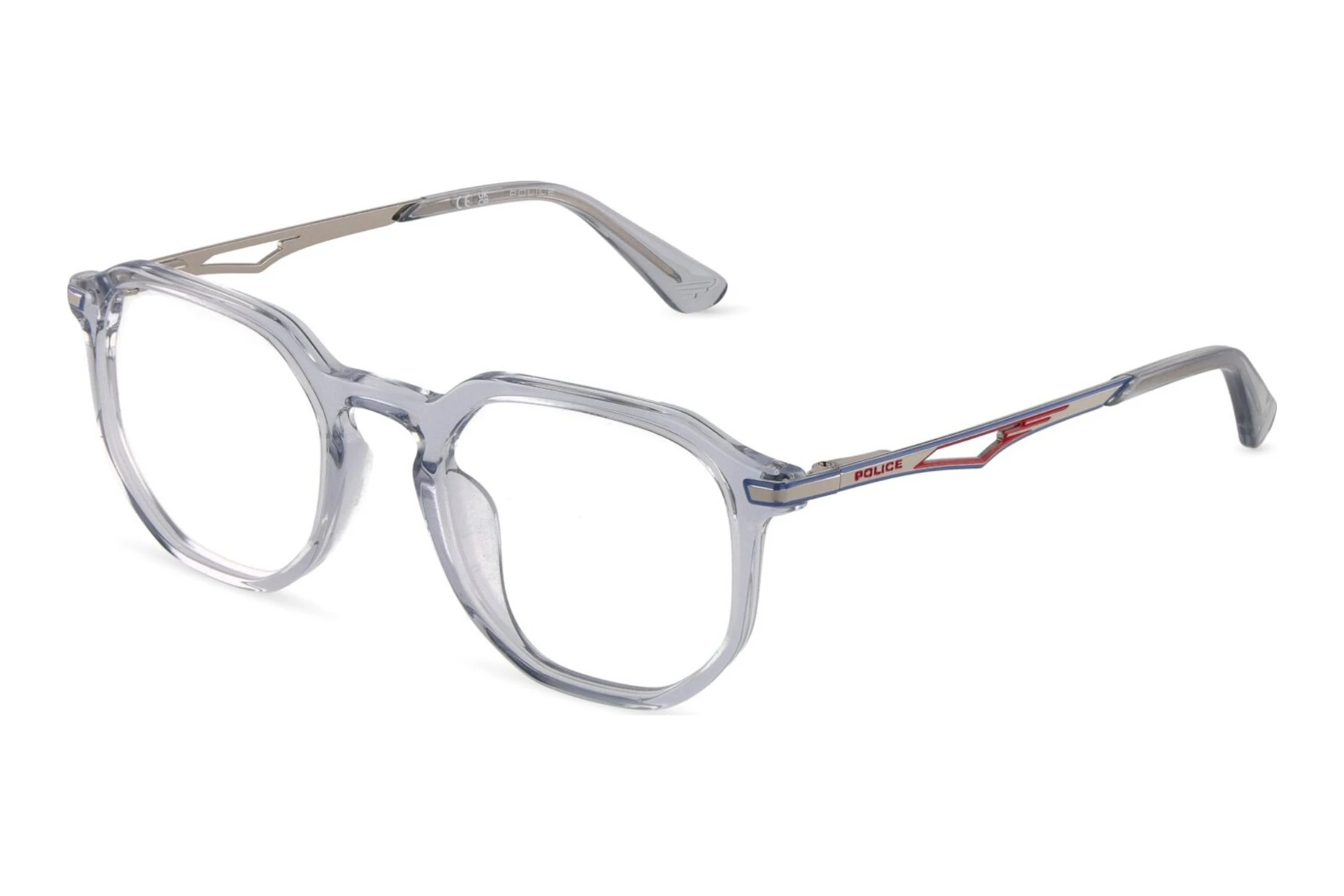 Police VK179 071M SHINY GREY/AZURE Police VK179 071M SHINY GREY/AZURE