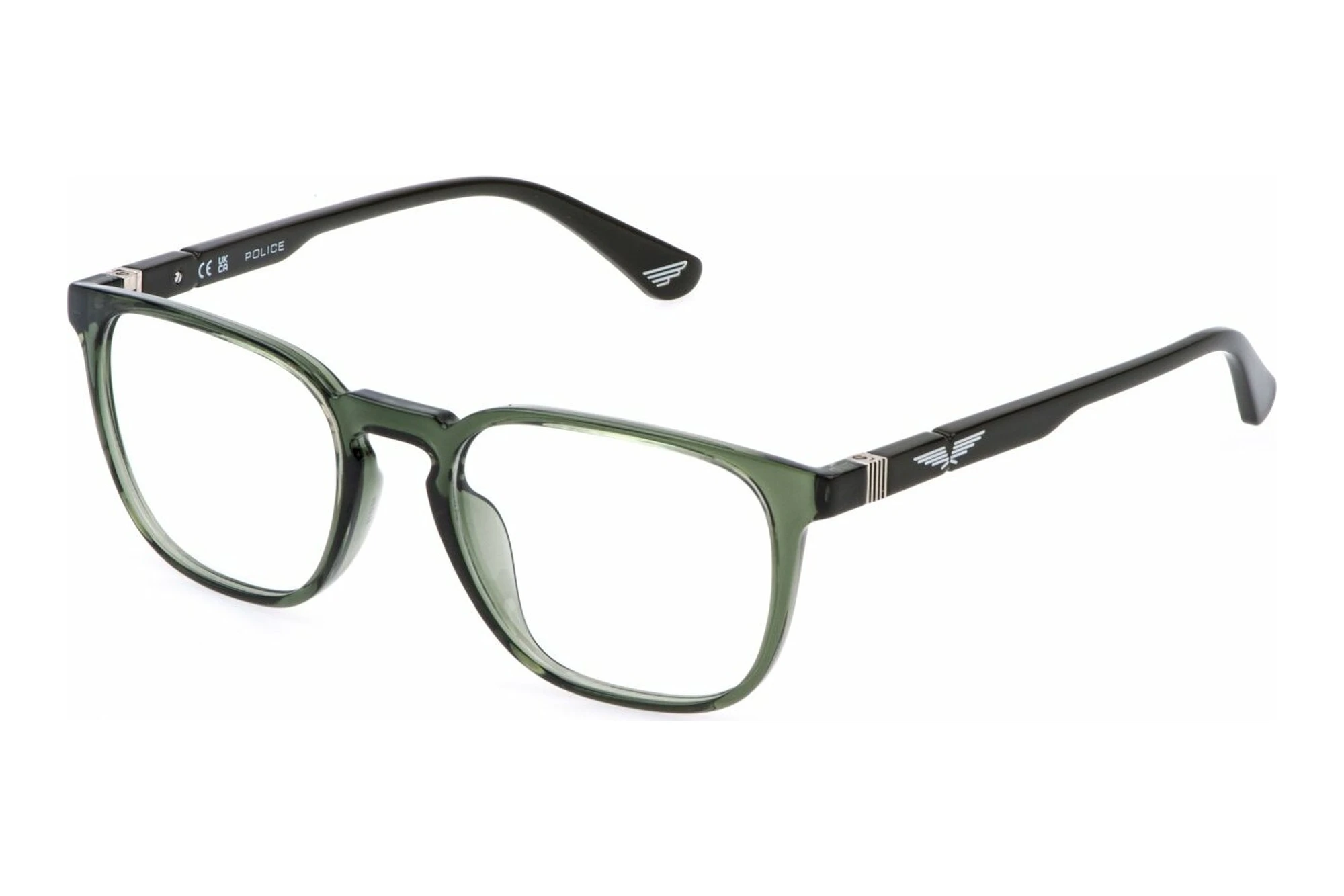 Police VPLQ67 0V51 SHINY TRANSP.GREEN Police VPLQ67 0V51 SHINY TRANSP.GREEN