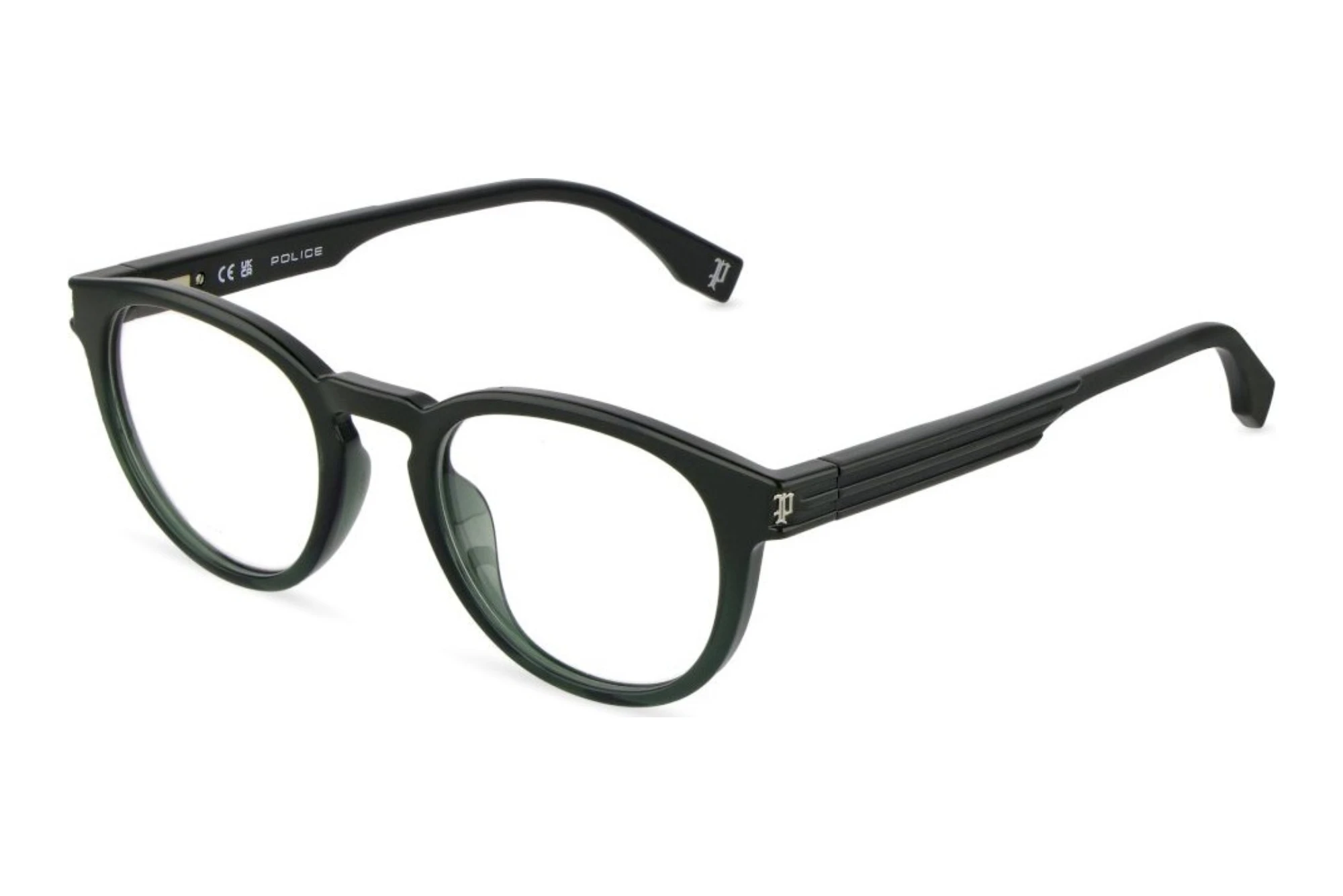 Police VPLU54 06QD SHINY TRANSP.GREEN W/GRAD. FULL GREEN Police VPLU54 06QD SHINY TRANSP.GREEN W/GRAD. FULL GREEN