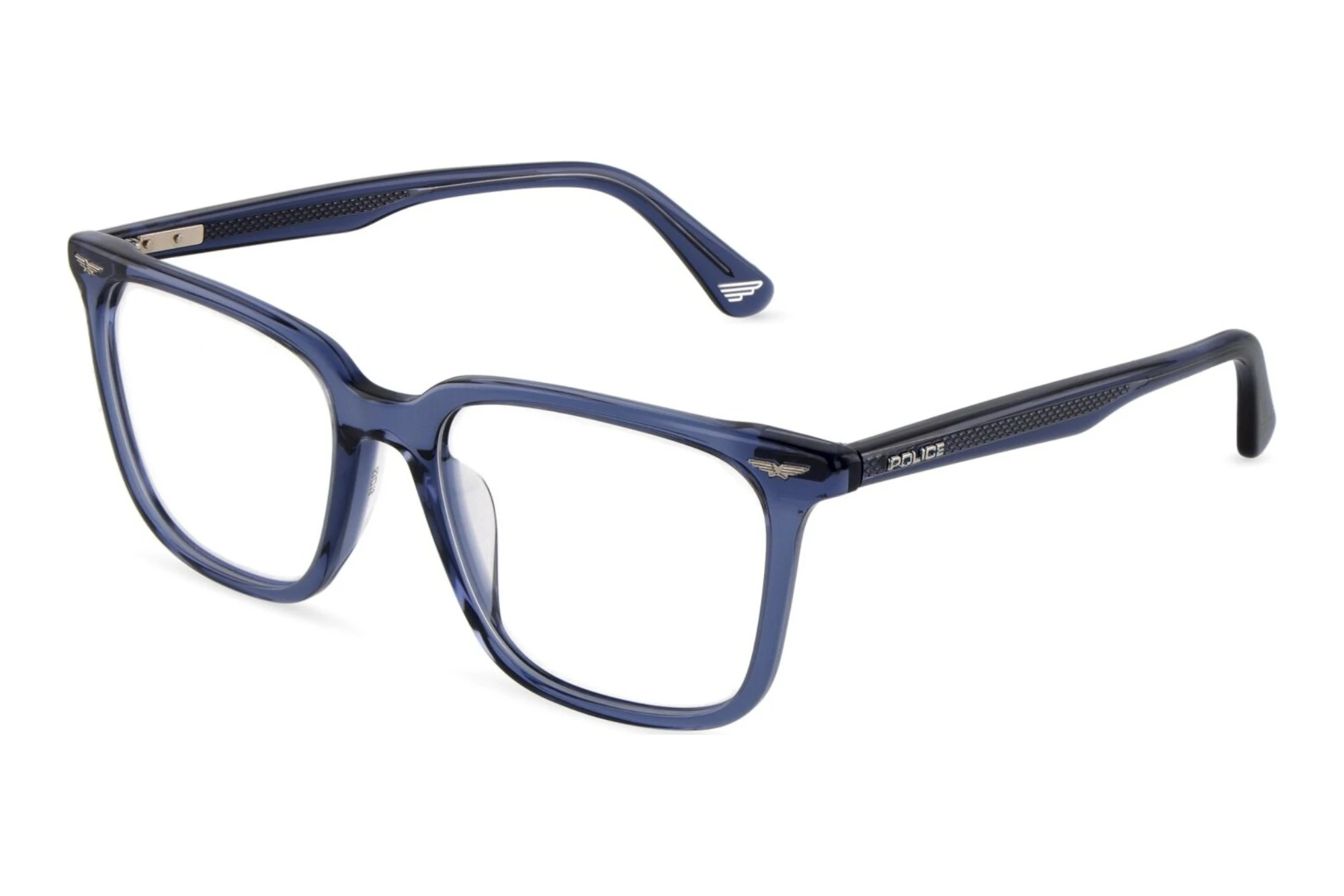 Police VPLU60 0955 SHINY TRANSP.BLUE Police VPLU60 0955 SHINY TRANSP.BLUE