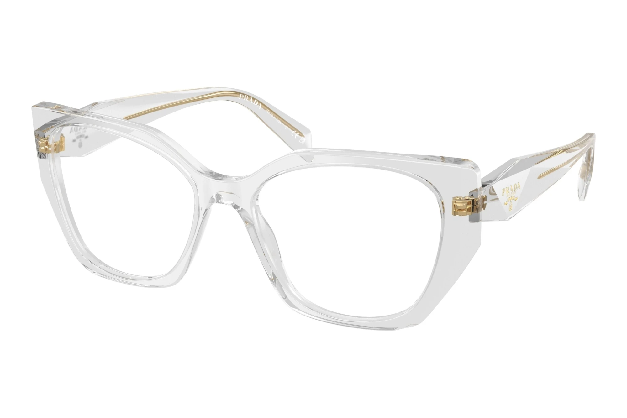Prada PR 18WV 12R1O1 Transparent Grey Prada PR 18WV 12R1O1 Transparent Grey