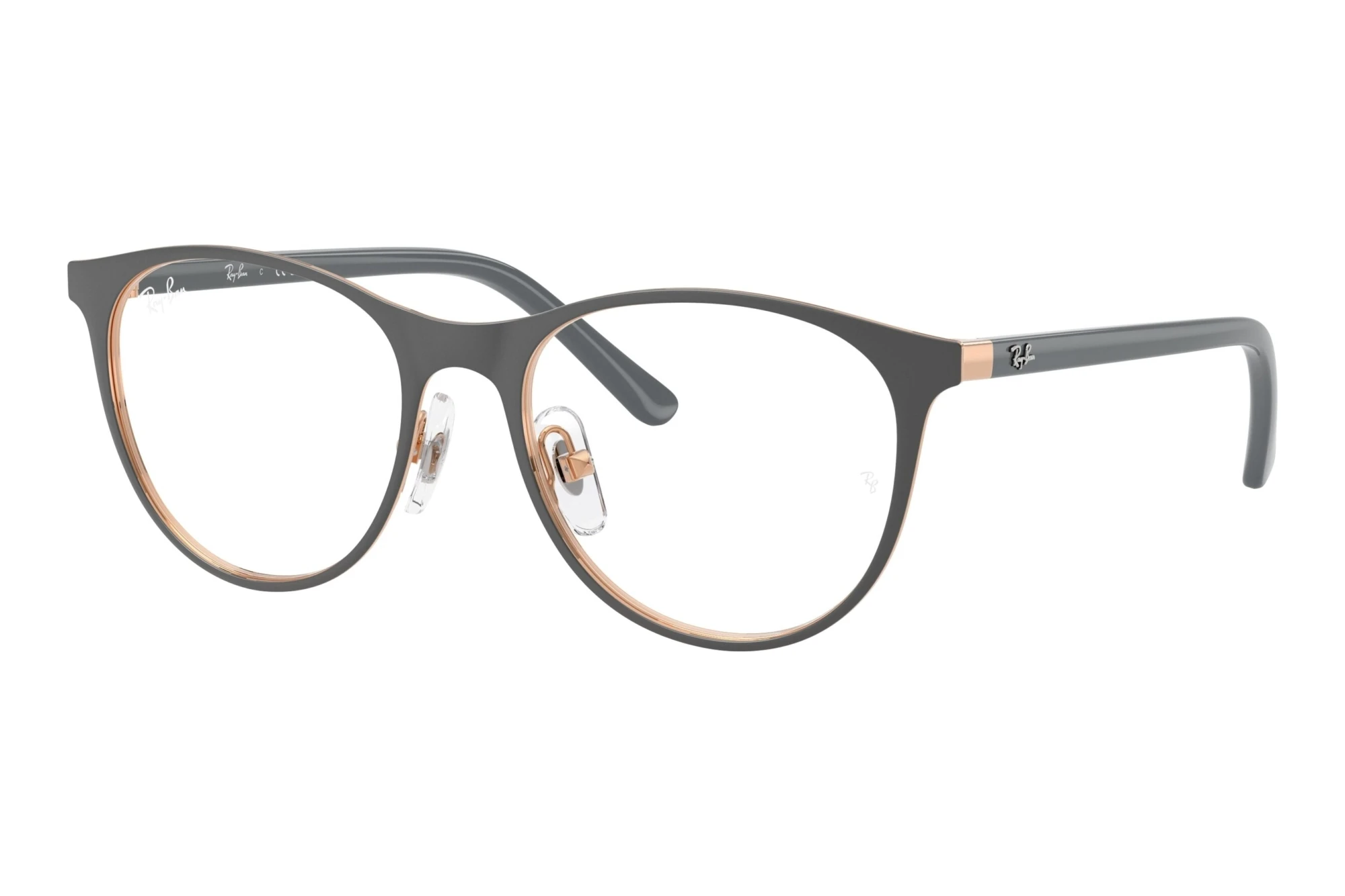 Ray-Ban Kids RY9552V 4099 Grey On Rose Gold Ray-Ban Kids RY9552V 4099 Grey On Rose Gold