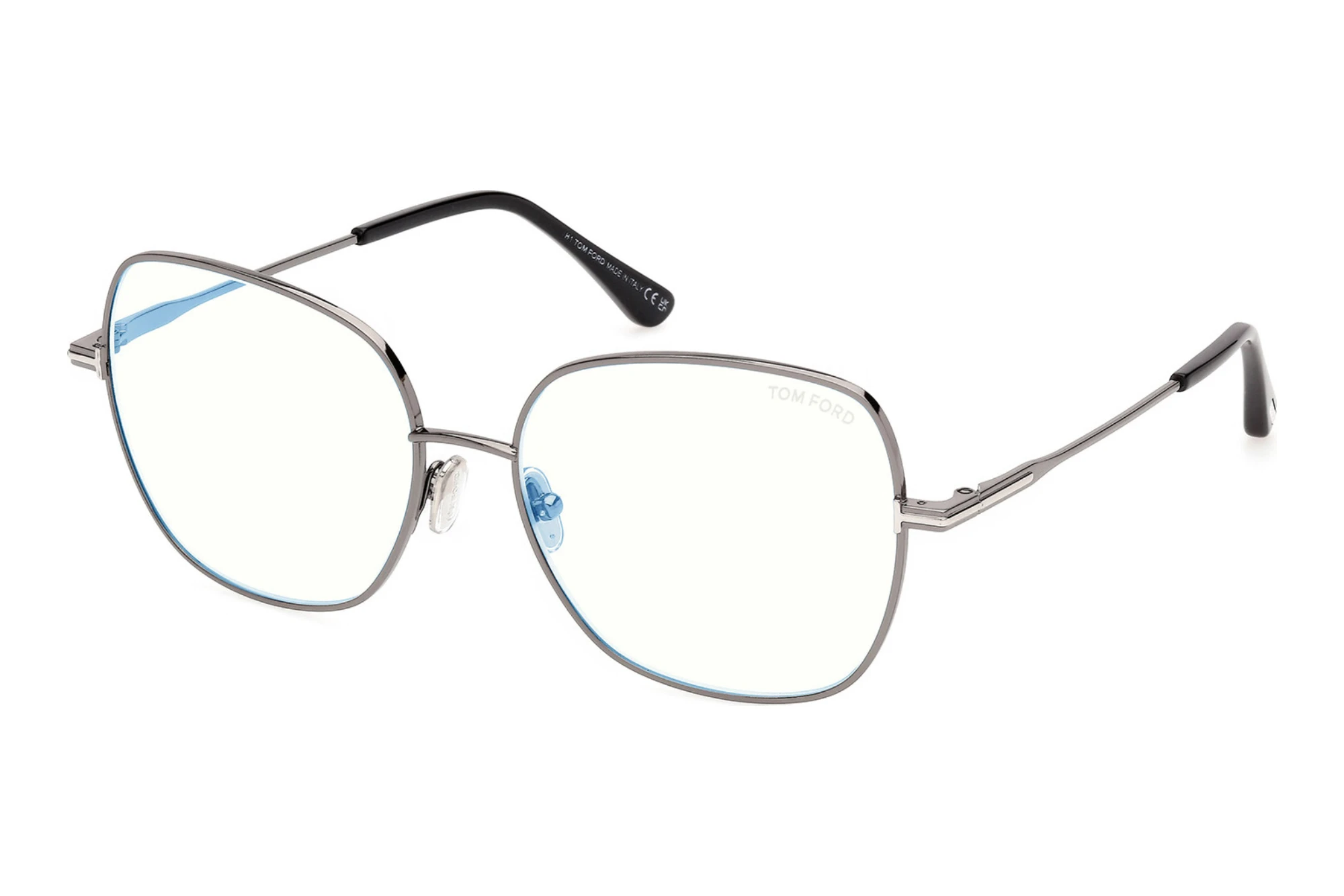 Tom Ford FT6196-B 012 Glänzend Dunkel Ruthenium Tom Ford FT6196-B 012 Glänzend Dunkel Ruthenium