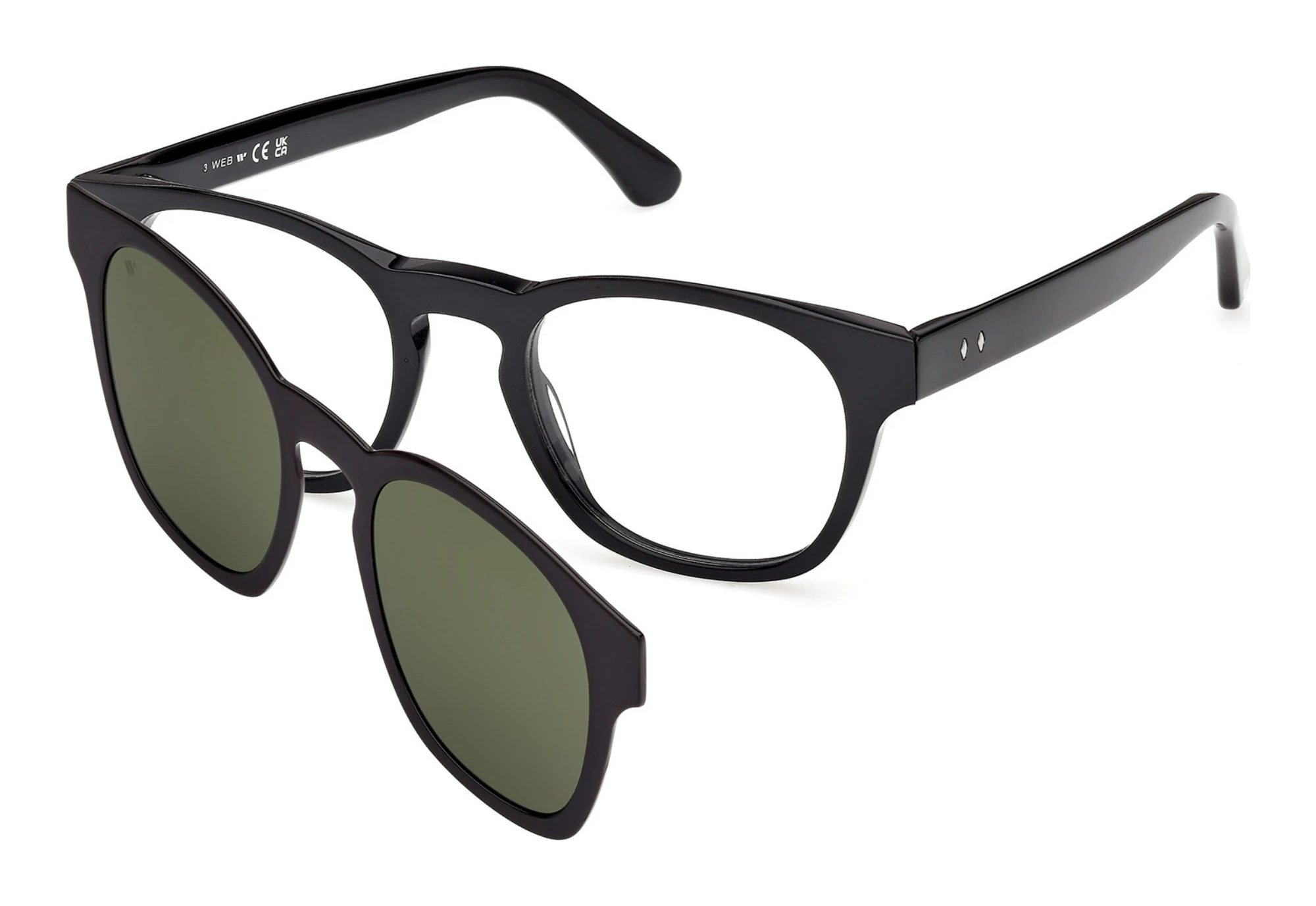 Web Eyewear WE5468 001 Glänzend Schwarz Web Eyewear WE5468 001 Glänzend Schwarz