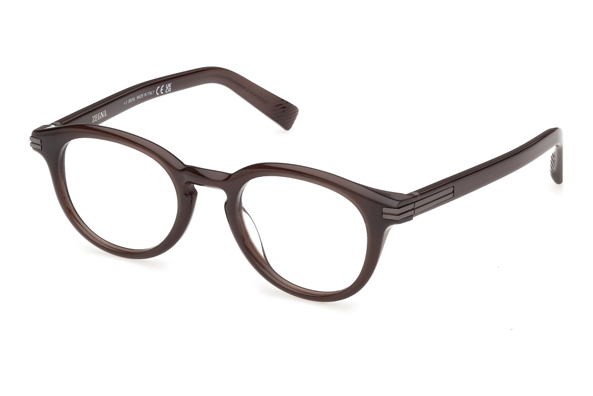 Zegna EZ5346 048 Glänzend Dunkelbraun Zegna EZ5346 048 Glänzend Dunkelbraun