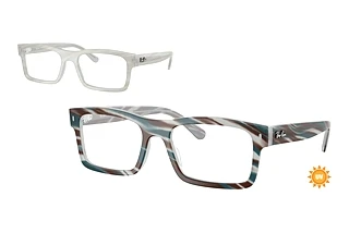 Ray-Ban RX5435 8382 Photo Striped Light Blue