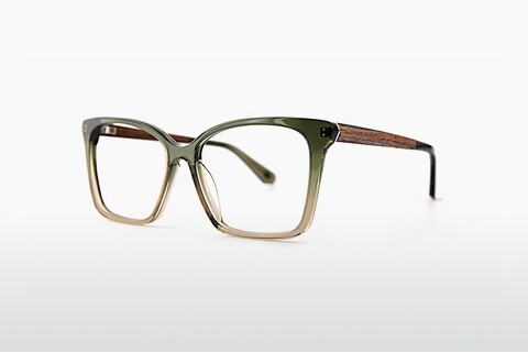 Okulary korekcyjne Wood Fellas Curve (11042 green/brown)