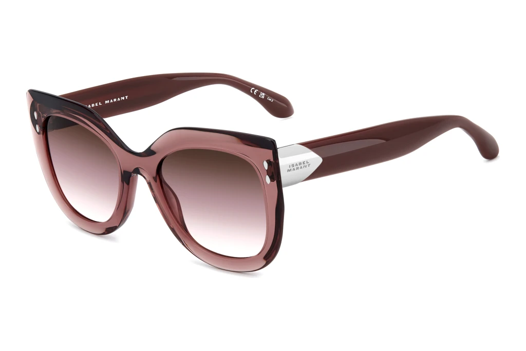 Isabel Marant IM 0227/S TJV/UQ BURGUNDY SHADED PINKROSA Isabel Marant IM 0227/S TJV/UQ BURGUNDY SHADED PINKROSA