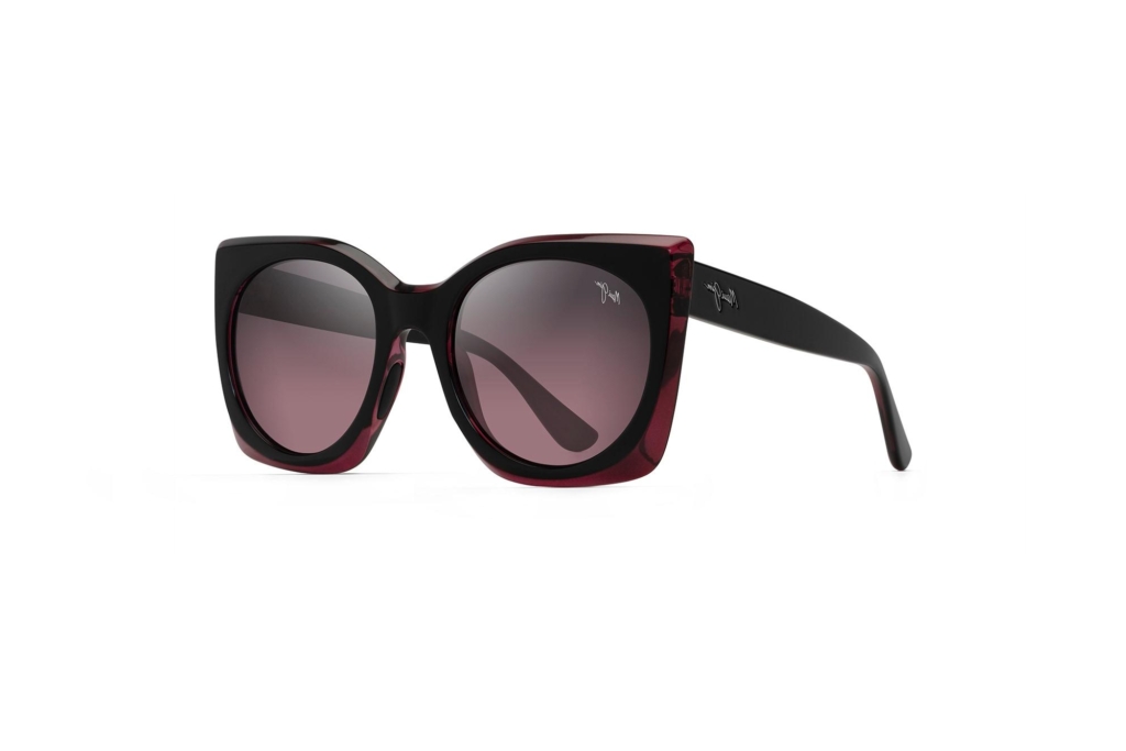 Maui Jim Pakalana RS855-09 Maui Rose®Black Cherry w/Raspberry Inter Maui Jim Pakalana RS855-09 Maui Rose®Black Cherry w/Raspberry Inter