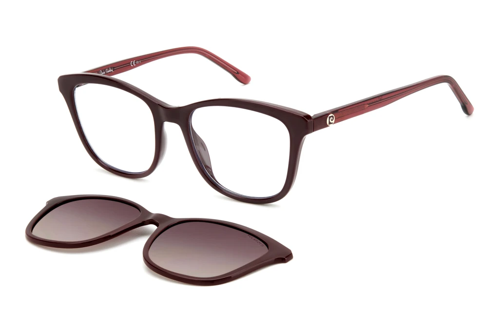 Pierre Cardin P.C. 8515/CS LHF/LA BROWN SHADED POLARIZEDBURGUNDY 2 Pierre Cardin P.C. 8515/CS LHF/LA BROWN SHADED POLARIZEDBURGUNDY 2