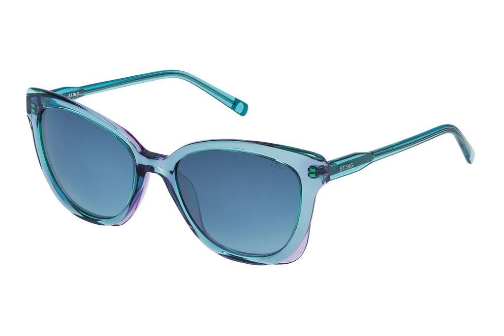 Sting SST011 9J4X BLUE GRADIENT/MIRROR SILVERVERDE TRASP.LUCIDO Sting SST011 9J4X BLUE GRADIENT/MIRROR SILVERVERDE TRASP.LUCIDO