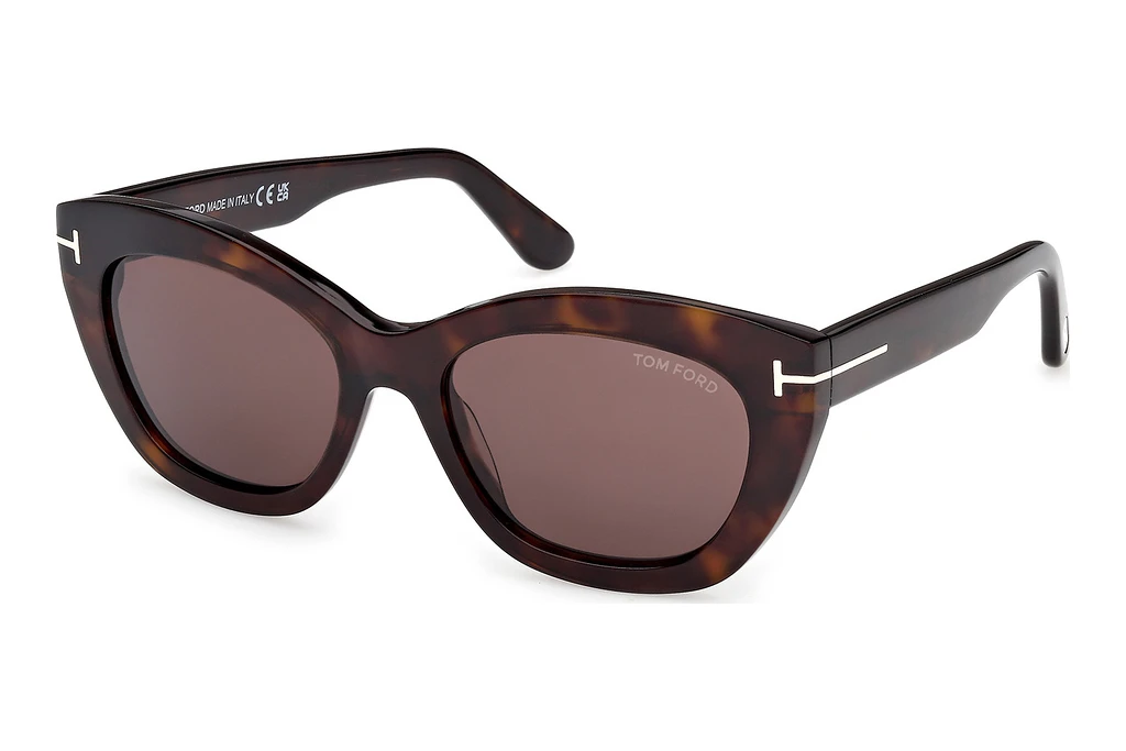 Tom Ford FT1285 52E braunDunkel Havanna Tom Ford FT1285 52E braunDunkel Havanna