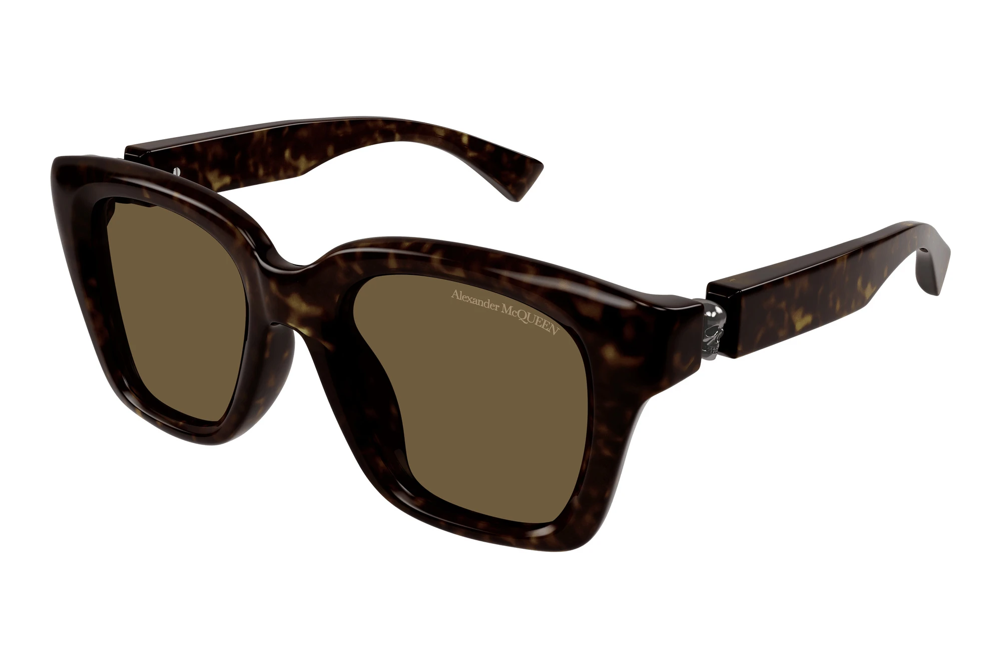 Alexander McQueen AM0432SA 005 HAVANA Alexander McQueen AM0432SA 005 HAVANA