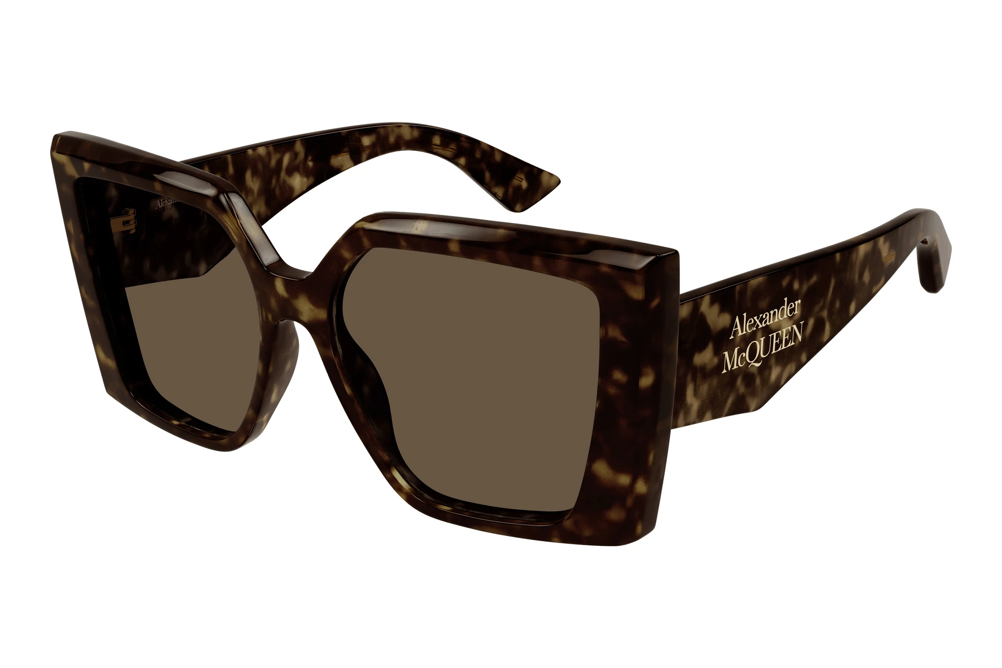 Alexander McQueen AM0467S 002 HAVANA Alexander McQueen AM0467S 002 HAVANA