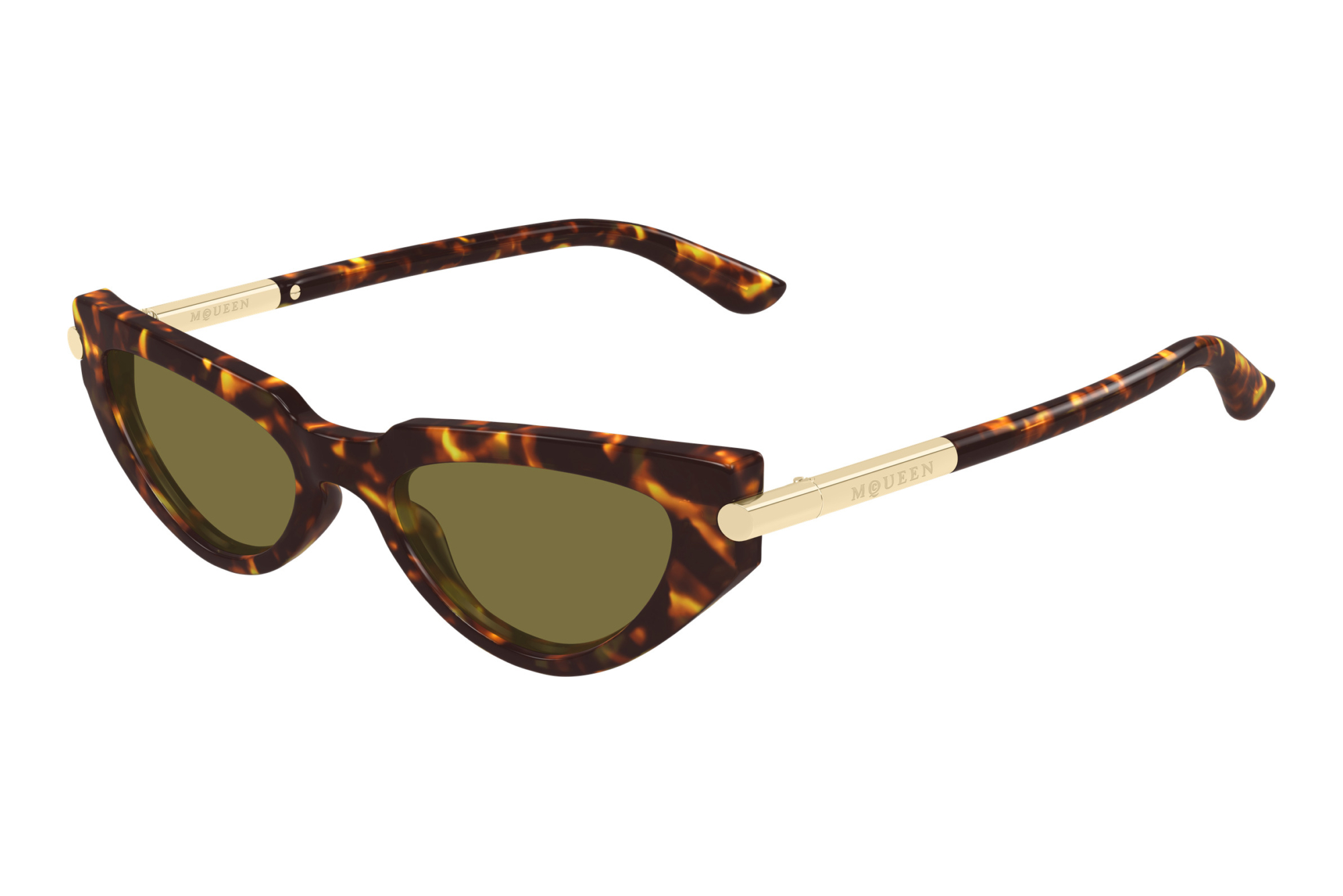 Alexander McQueen AM0520S 003 HAVANA Alexander McQueen AM0520S 003 HAVANA