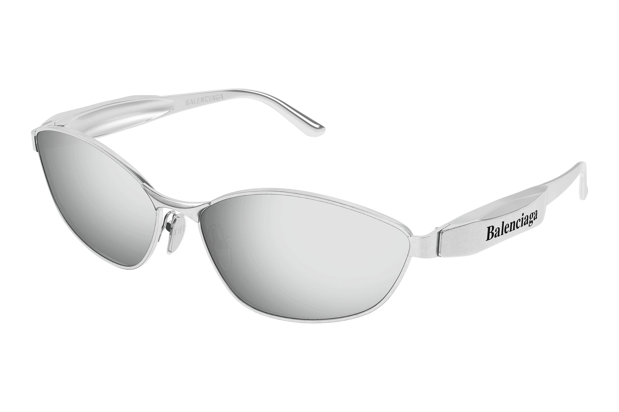 Balenciaga BB0356S 004 SILVER Balenciaga BB0356S 004 SILVER