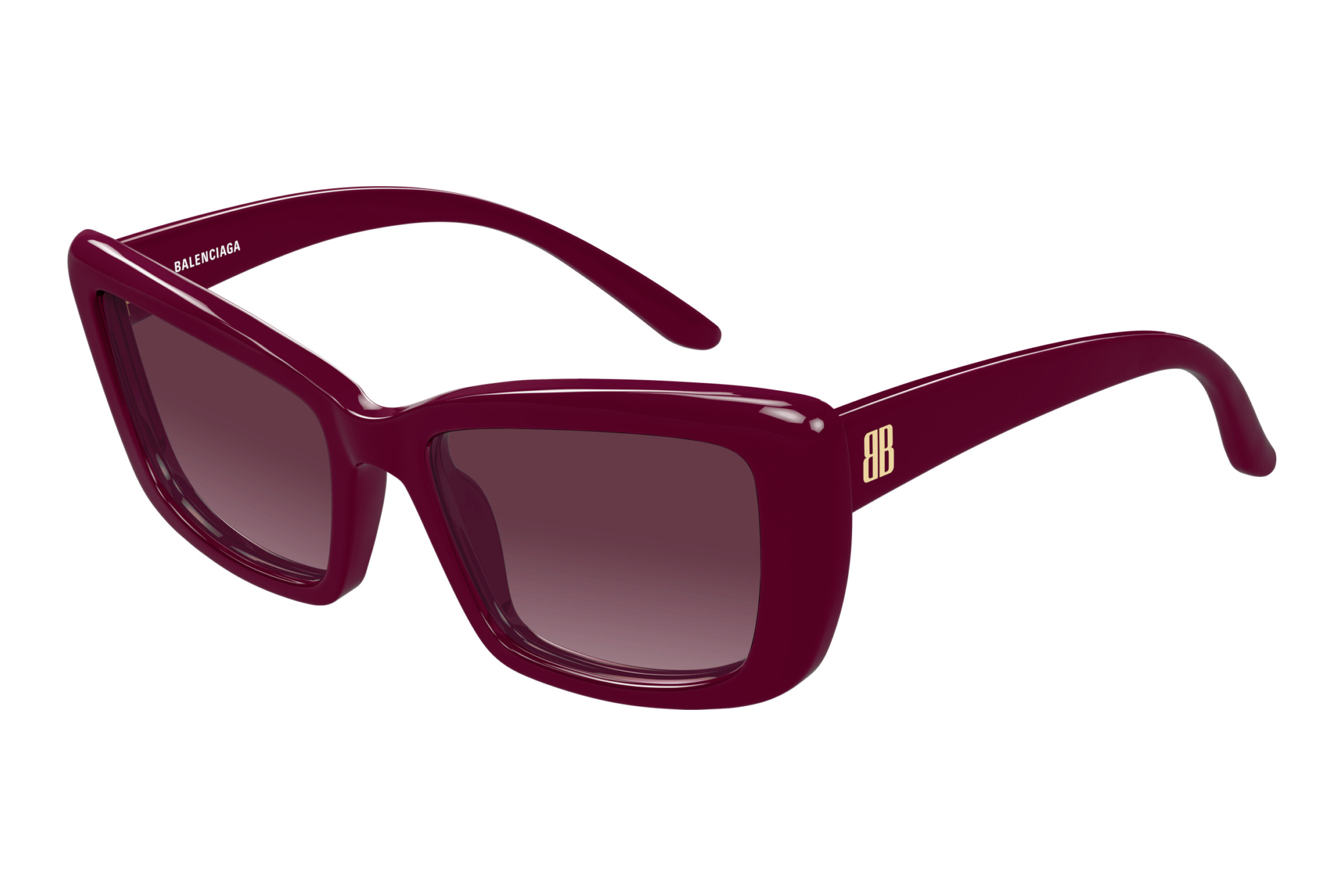 Balenciaga BB0515S 003 BURGUNDY Balenciaga BB0515S 003 BURGUNDY