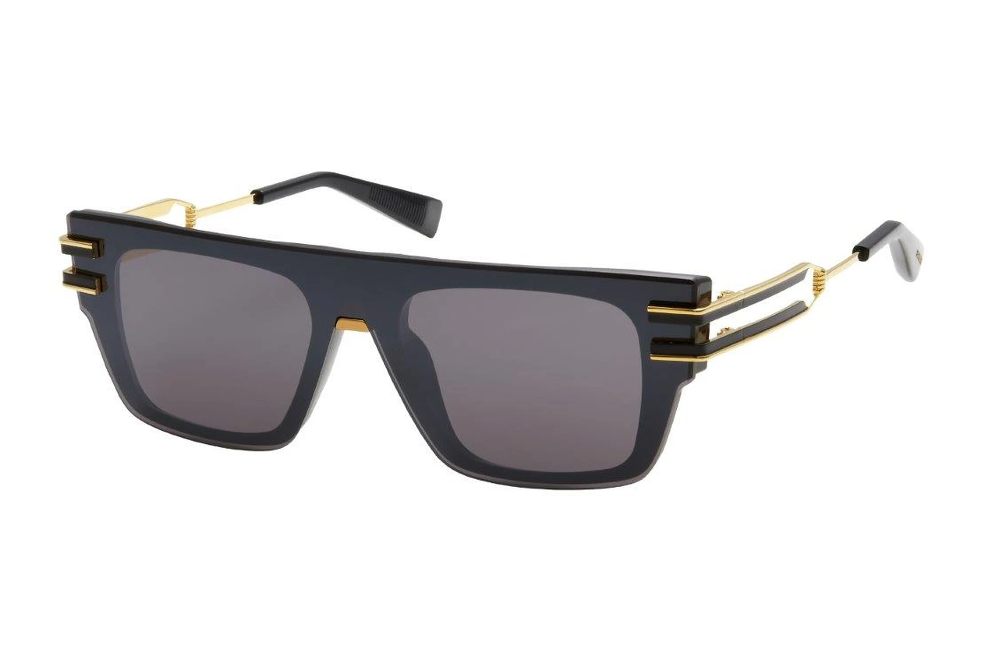 Balmain Paris BPS-124 A Dark Grey - Black Flash Mirror - ARBlack - Gold Balmain Paris BPS-124 A Dark Grey - Black Flash Mirror - ARBlack - Gold