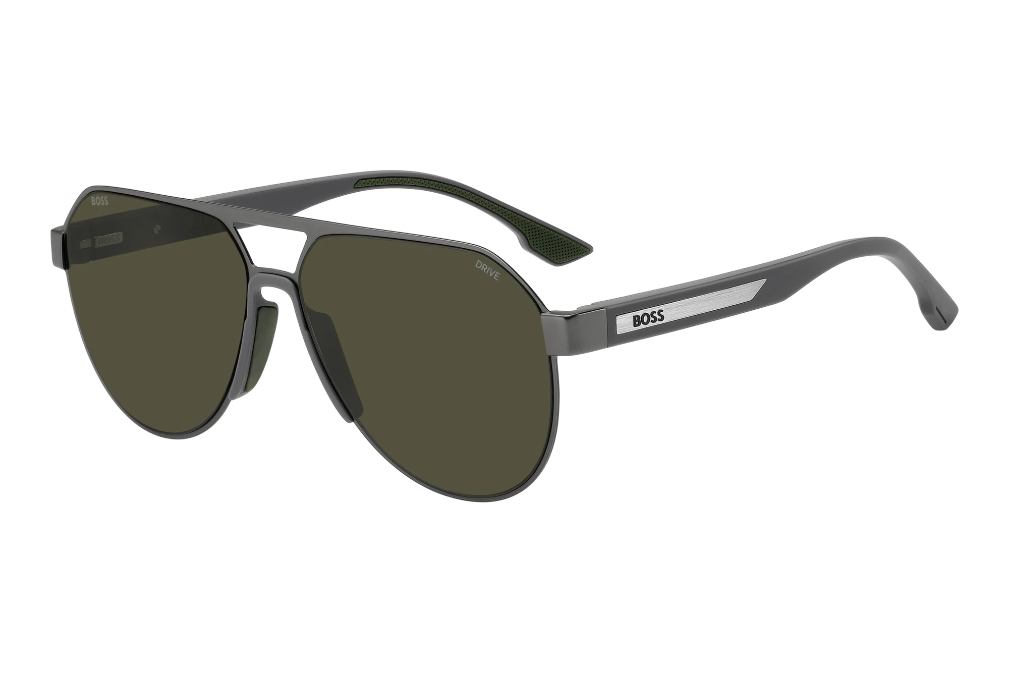 Boss BOSS 1989/S SVK/L7 GREEN POLARIZED HIGH CONTRASTMATTE RUTHENIUM BLACK Boss BOSS 1989/S SVK/L7 GREEN POLARIZED HIGH CONTRASTMATTE RUTHENIUM BLACK