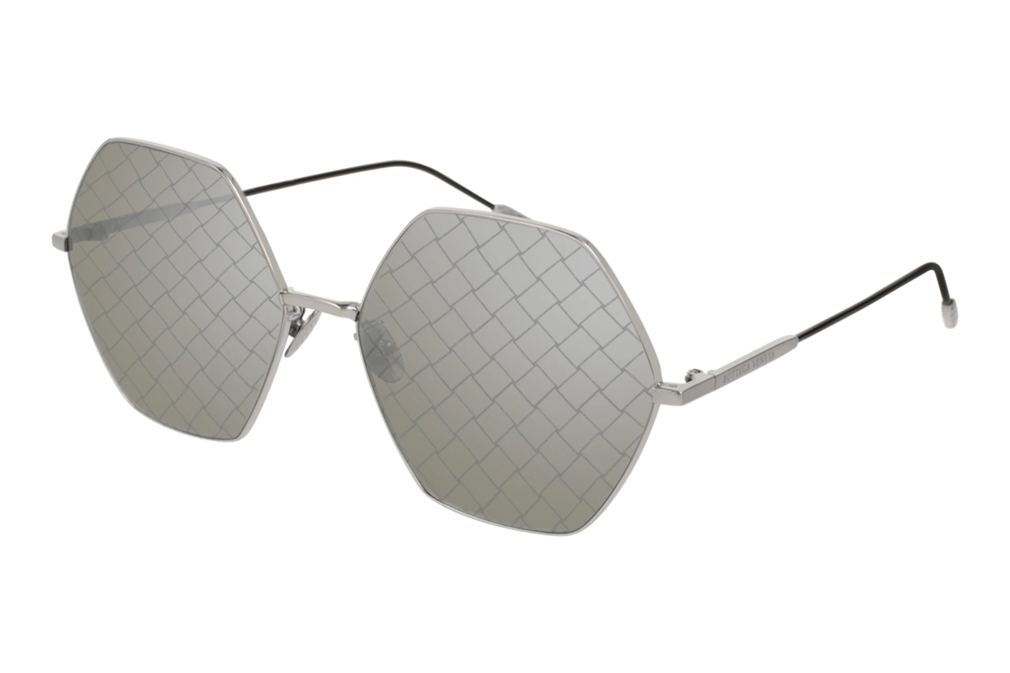 Bottega Veneta BV0201S 001 GREYSILVER Bottega Veneta BV0201S 001 GREYSILVER